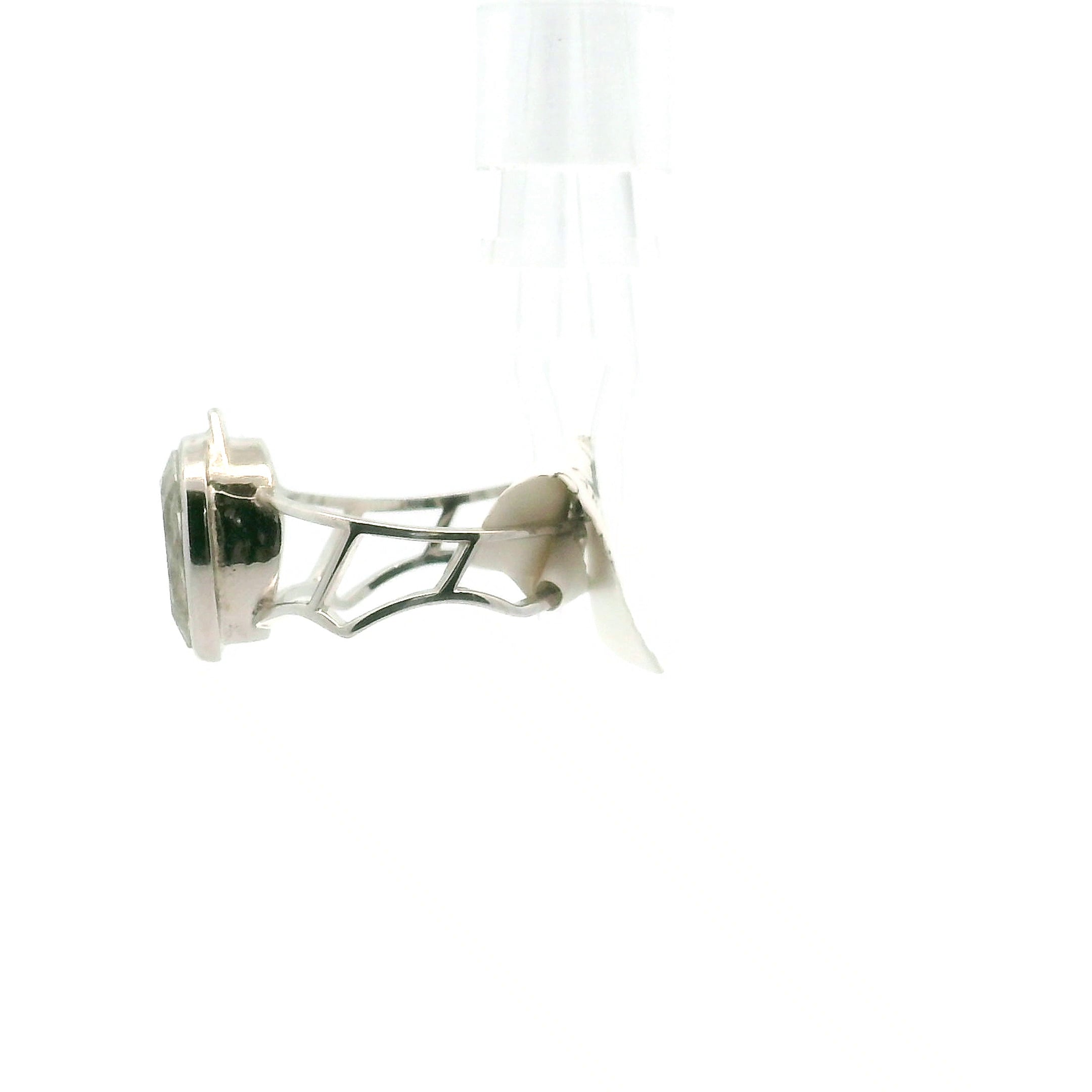 Bat Cuff Ring .925 Silver for Intuition and Perception