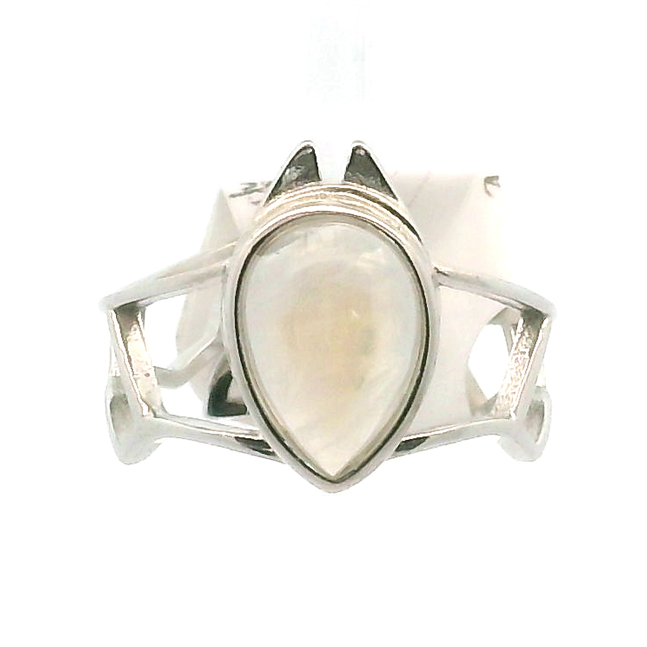 Bat Cuff Ring .925 Silver for Intuition and Perception