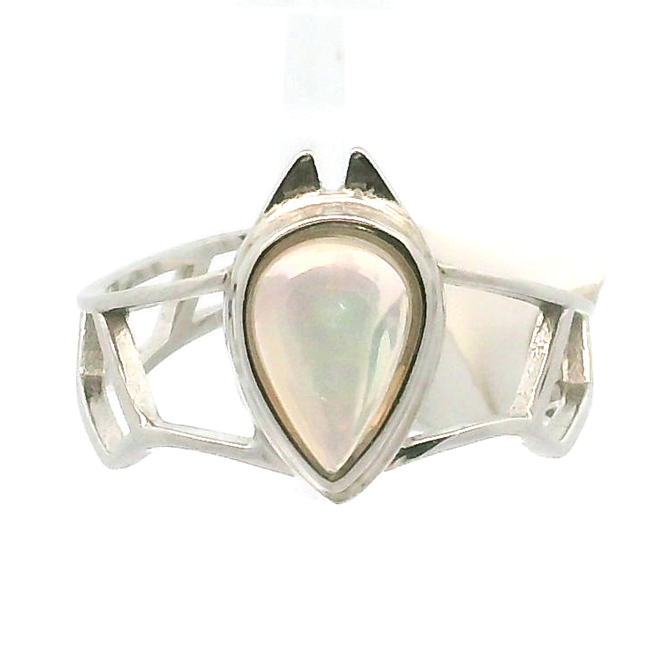 Bat Cuff Ring .925 Silver for Intuition and Perception