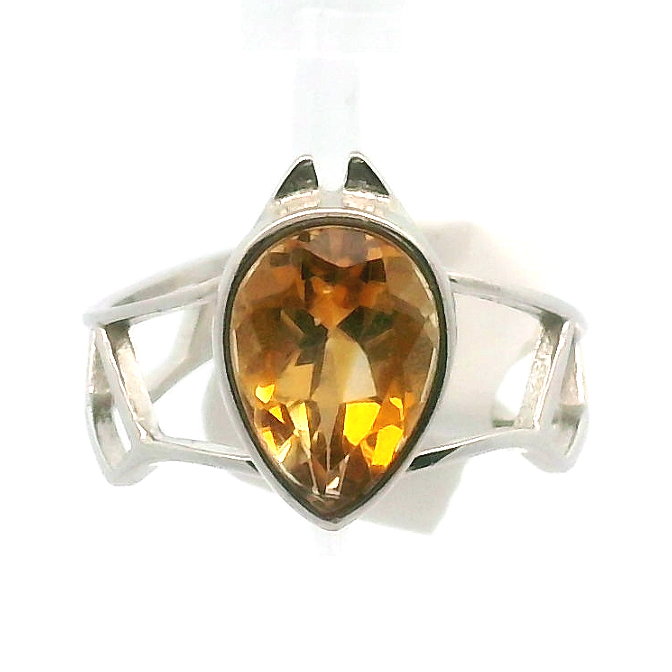 Bat Cuff Ring .925 Silver for Intuition and Perception