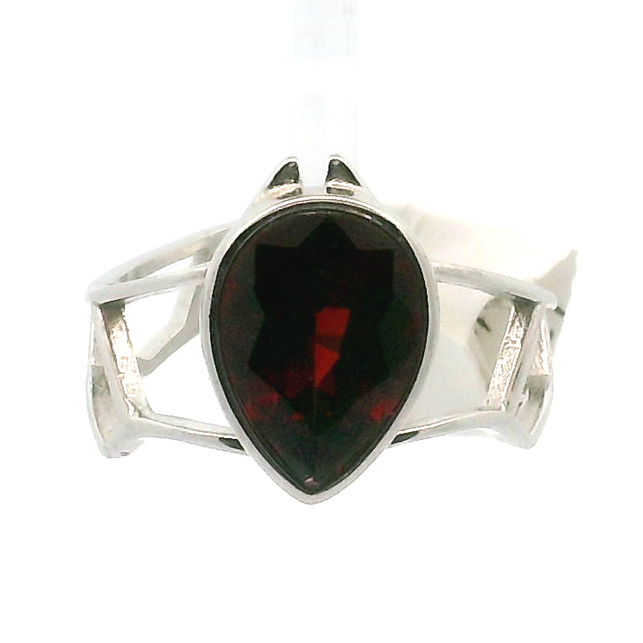 Bat Cuff Ring .925 Silver for Intuition and Perception