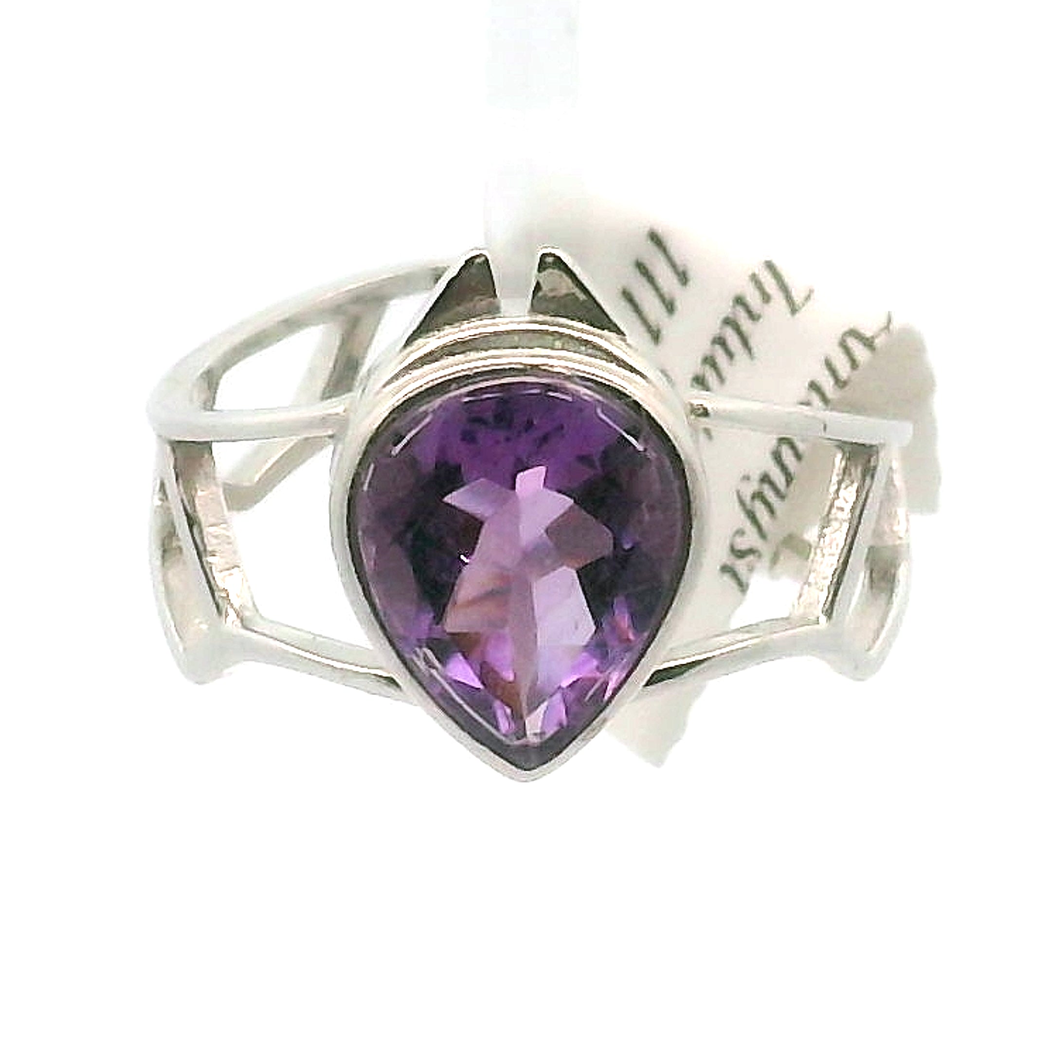 Bat Cuff Ring .925 Silver for Intuition and Perception