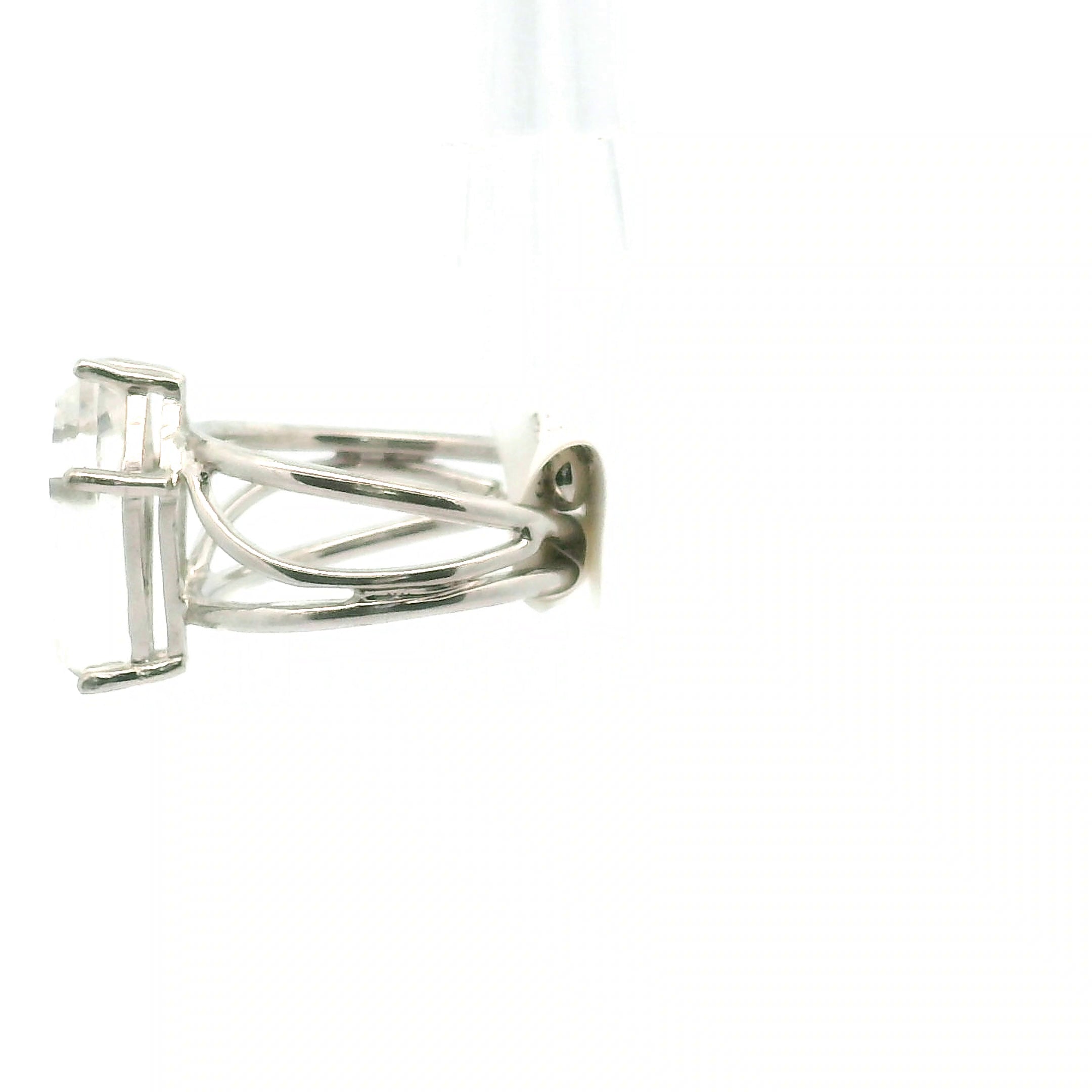 Cross Coffin Finger Cuff Adjustable Ring .925 Silver for Faith and Resurrection