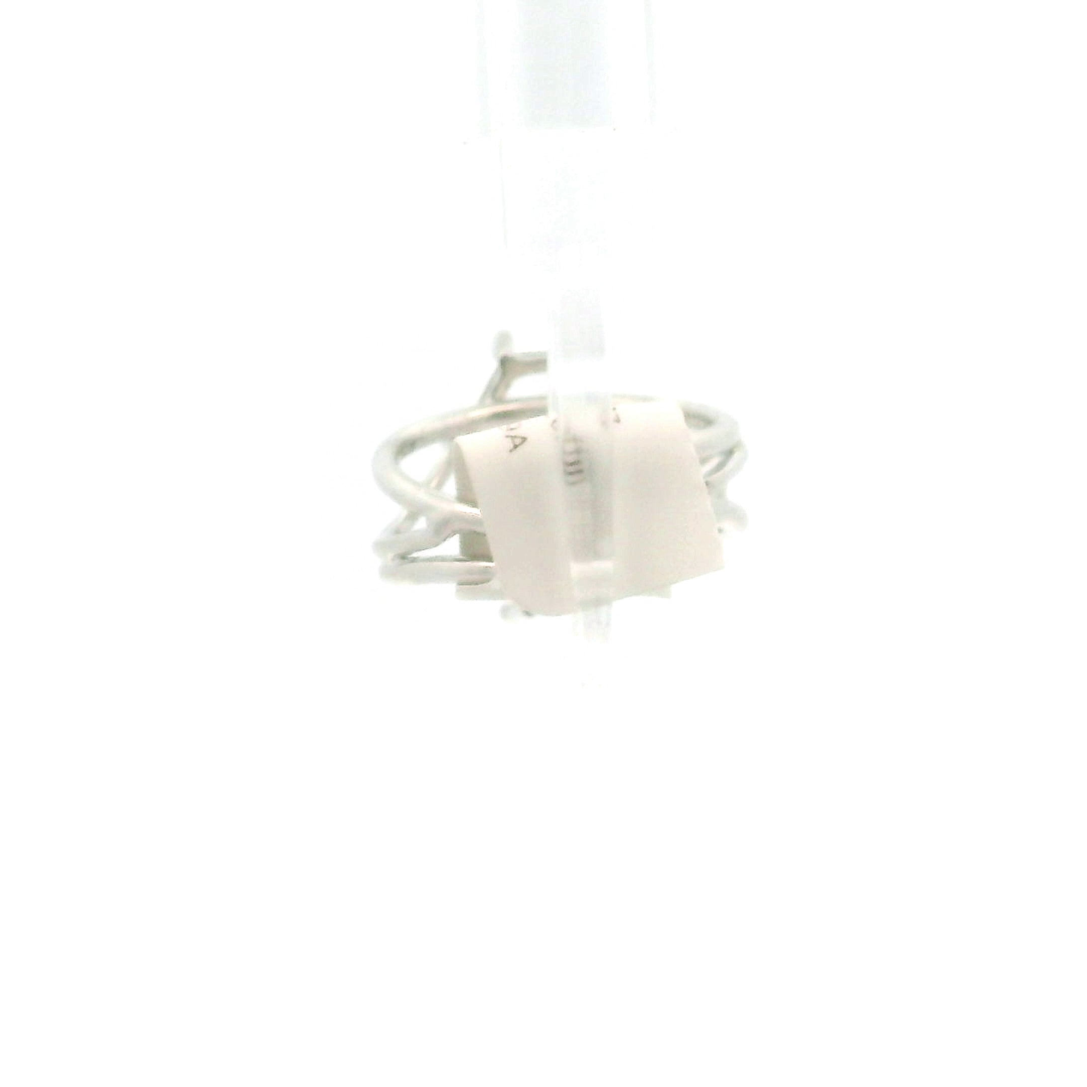 Cross Coffin Finger Cuff Adjustable Ring .925 Silver for Faith and Resurrection
