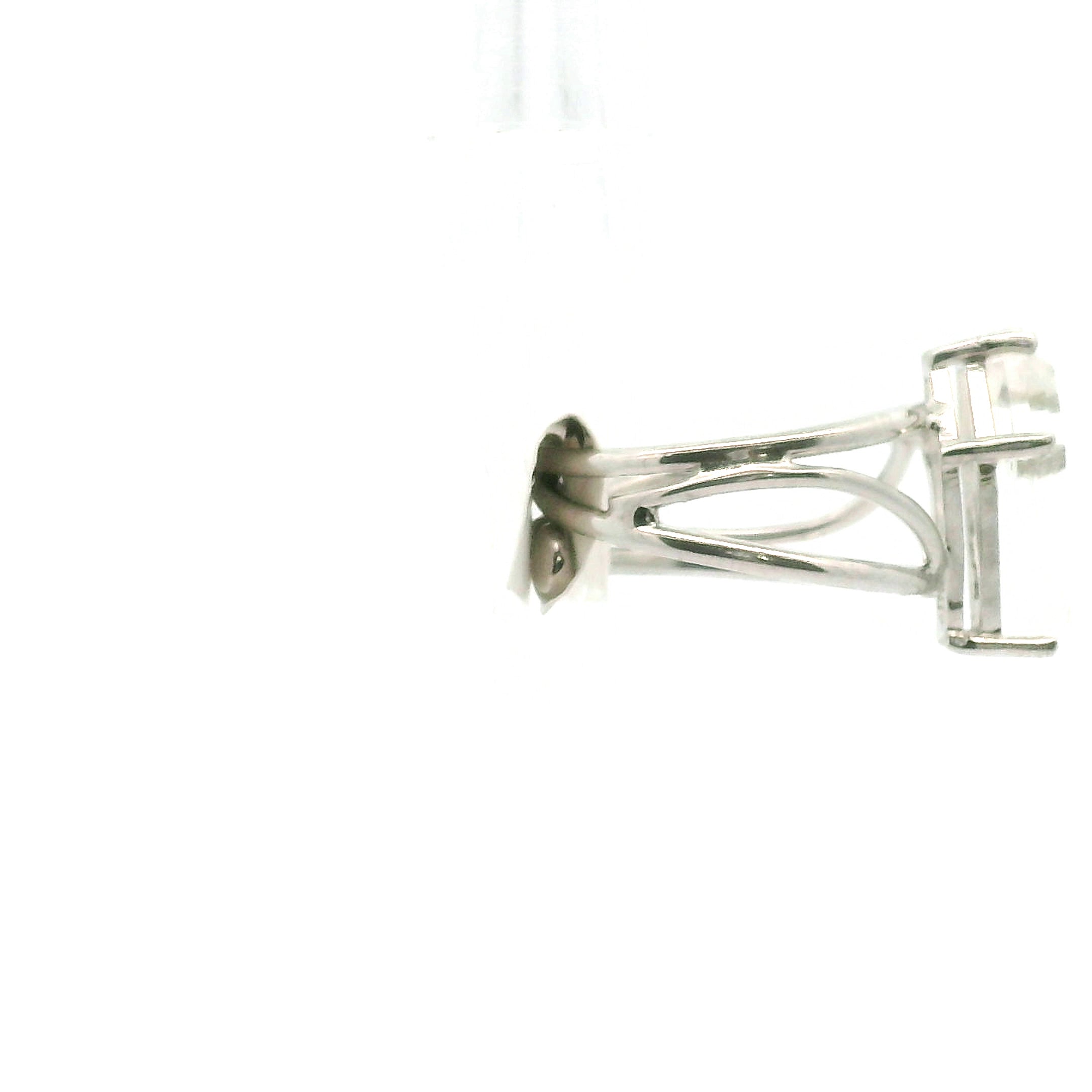 Cross Coffin Finger Cuff Adjustable Ring .925 Silver for Faith and Resurrection