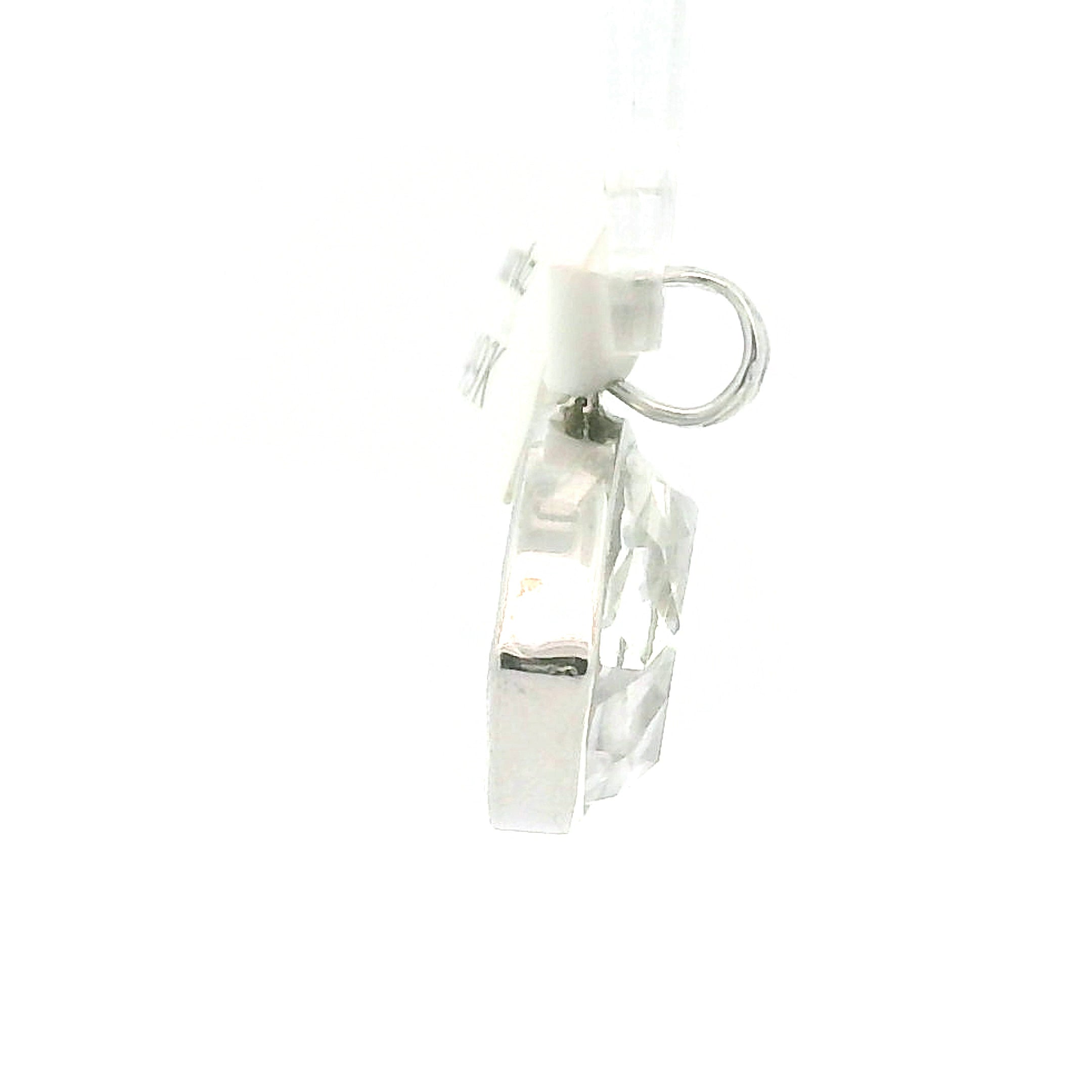 Evil Eye Finger Pendant .925 Silver for Spiritual Protection