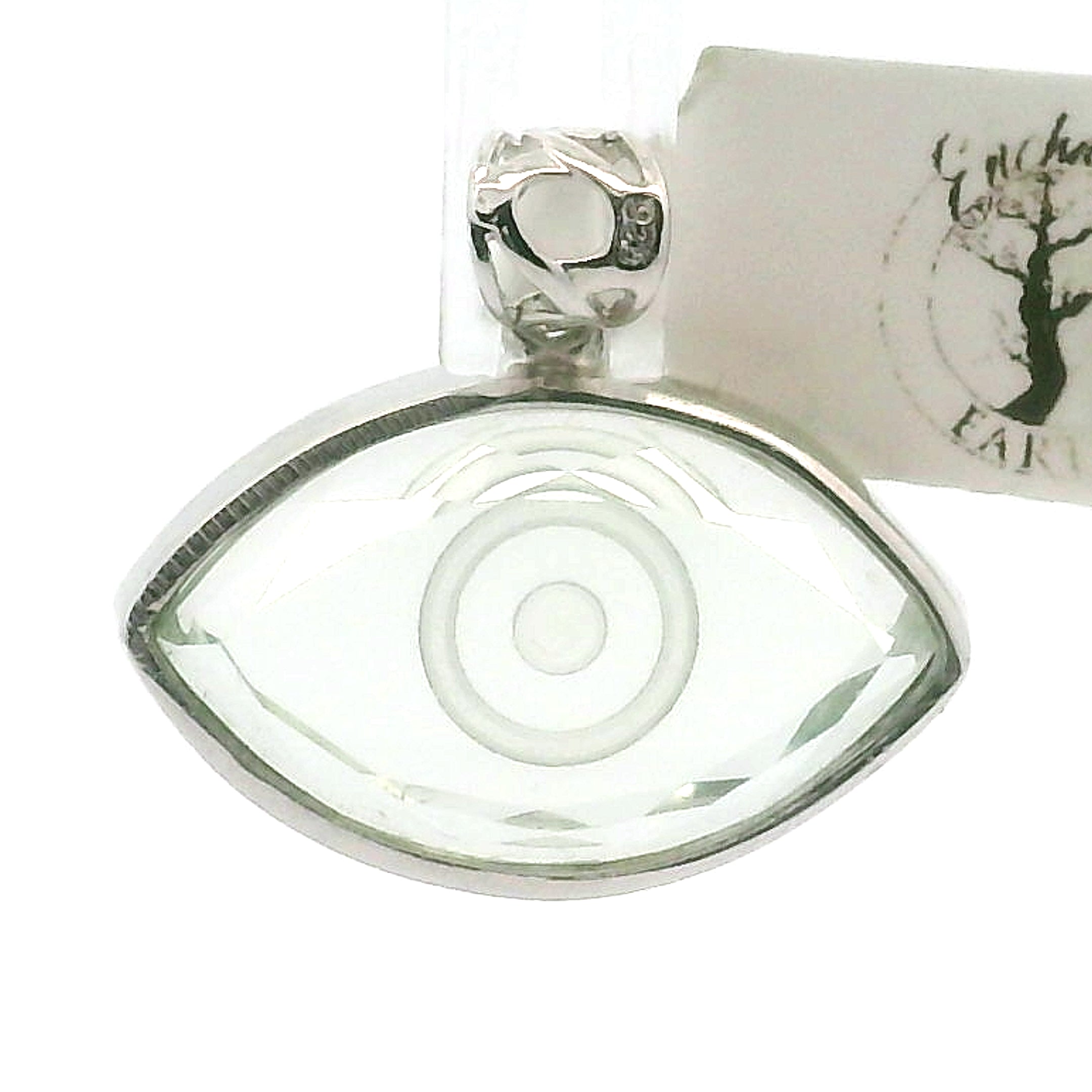 Evil Eye Finger Pendant .925 Silver for Spiritual Protection