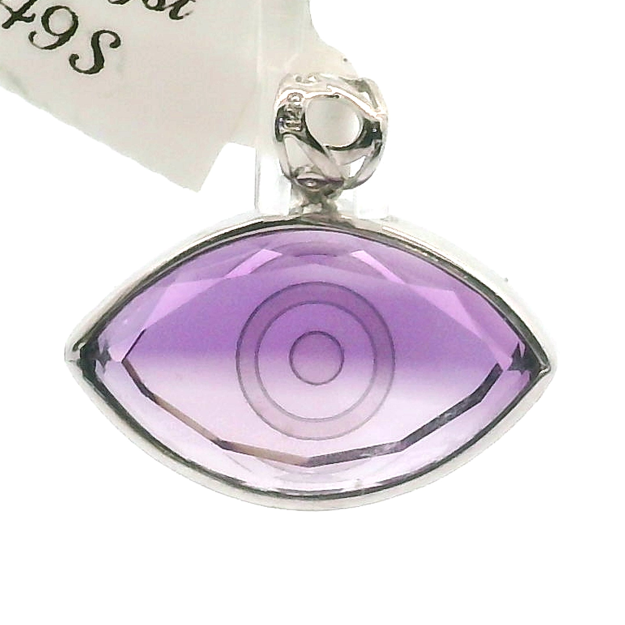 Evil Eye Finger Pendant .925 Silver for Spiritual Protection
