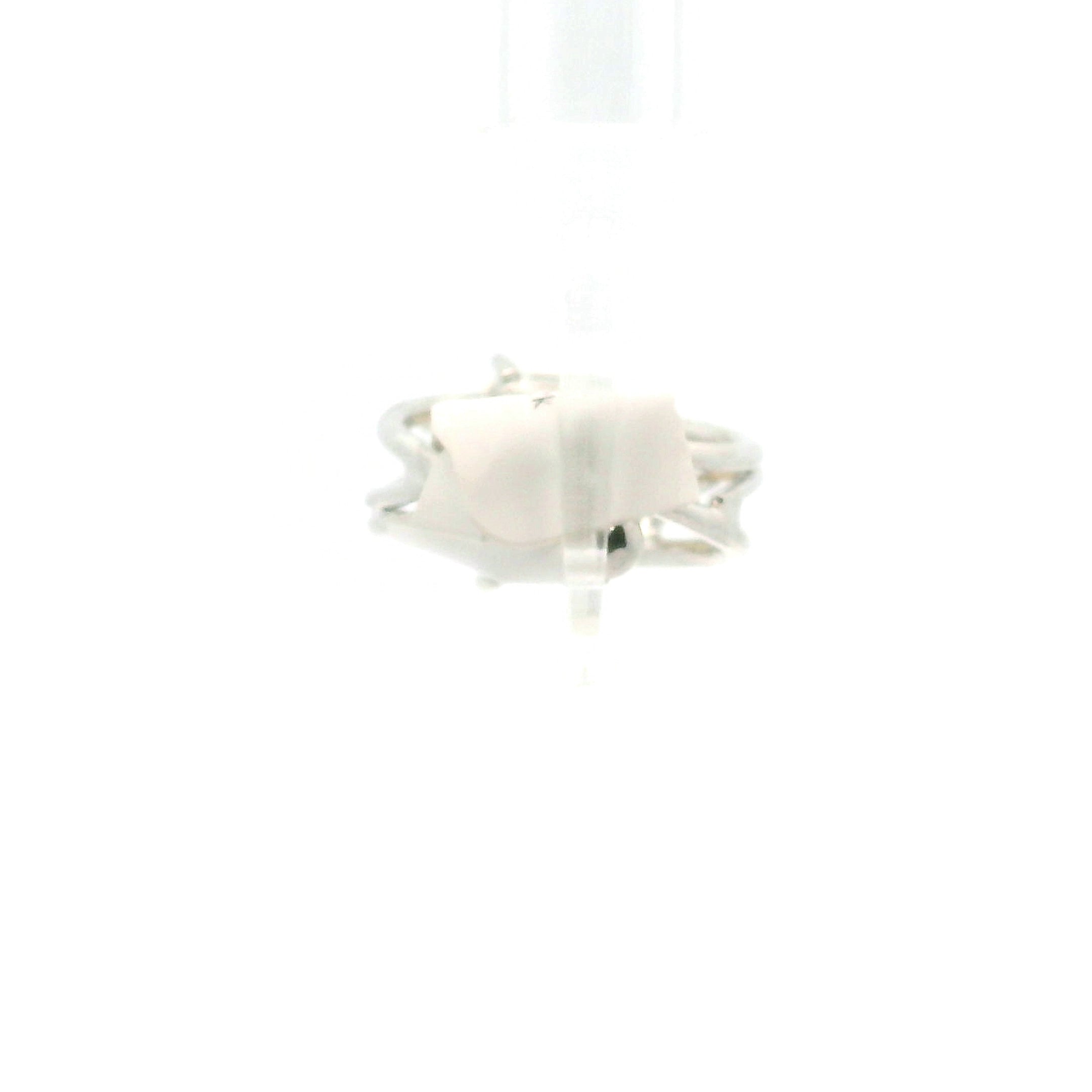 Citrine Sinister Jack Cuff Ring .925 Silver for Playfulness