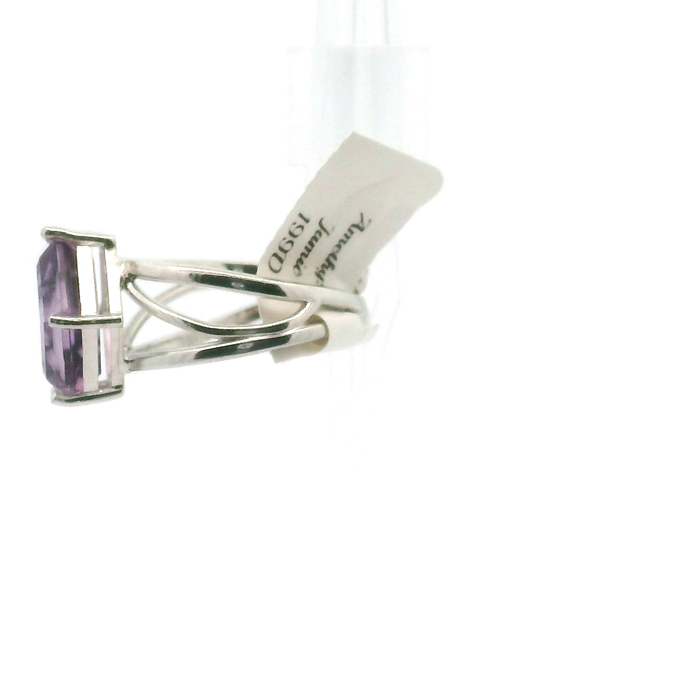 Witch on a Broom Hexagon Cuff Ring .925 Silver for Spiritual Connection