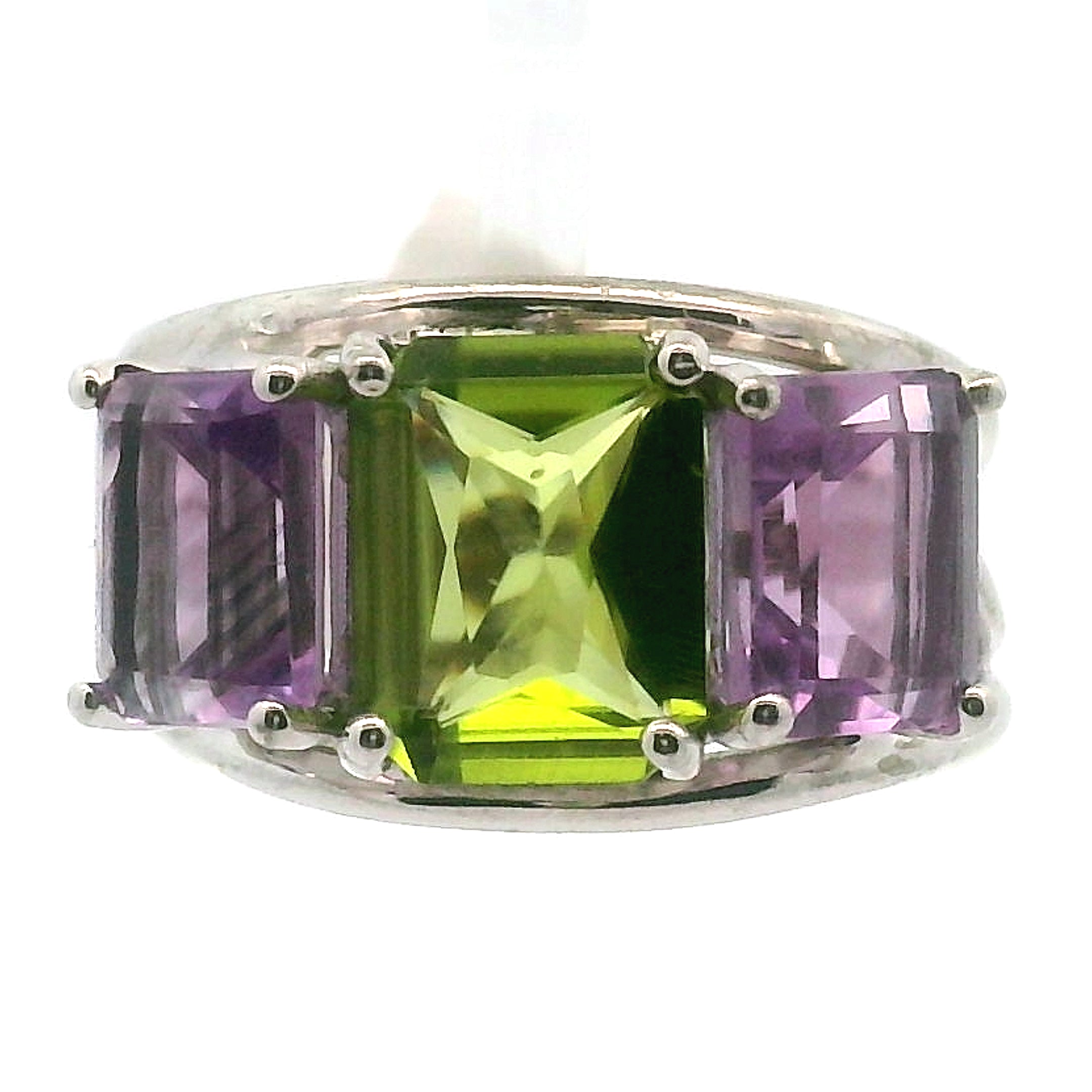 Triple Stone Crown Ring .925 Silver for Embracing your Power