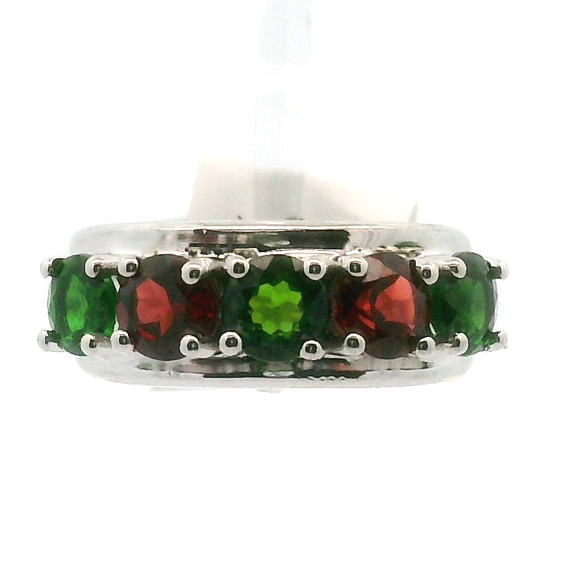 Multi-stone Stacker Cuff Ring .925 Silver for Healing, Intention Setting and Manifesting your Desires