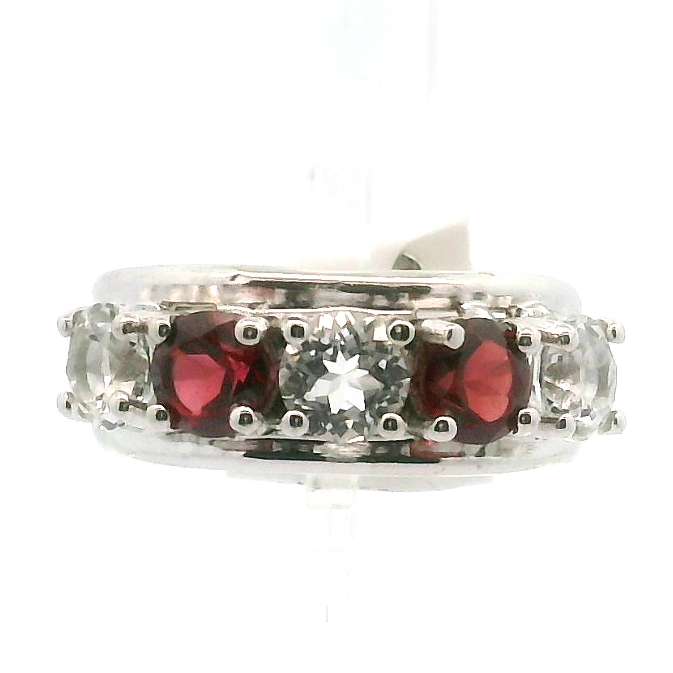 Multi-stone Stacker Cuff Ring .925 Silver for Healing, Intention Setting and Manifesting your Desires