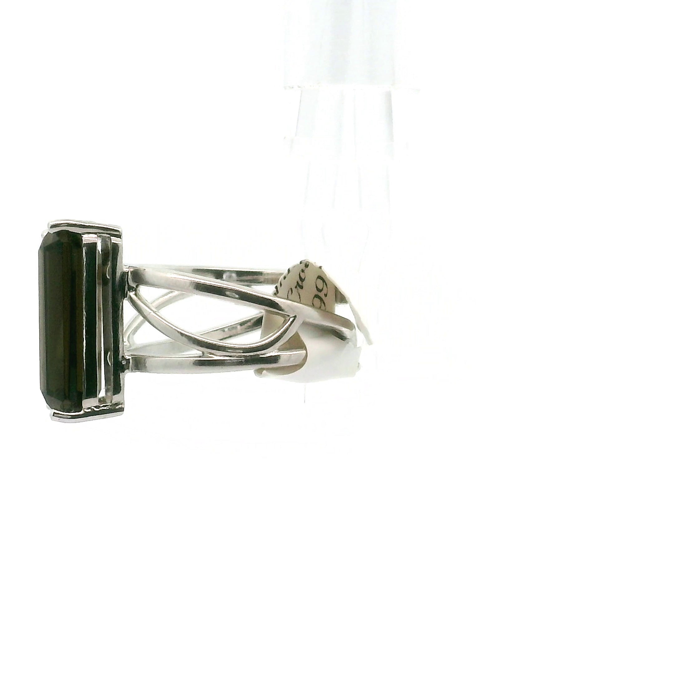 Raven Finger Cuff Adjustable Ring .925 Silver for Communication with Spirit