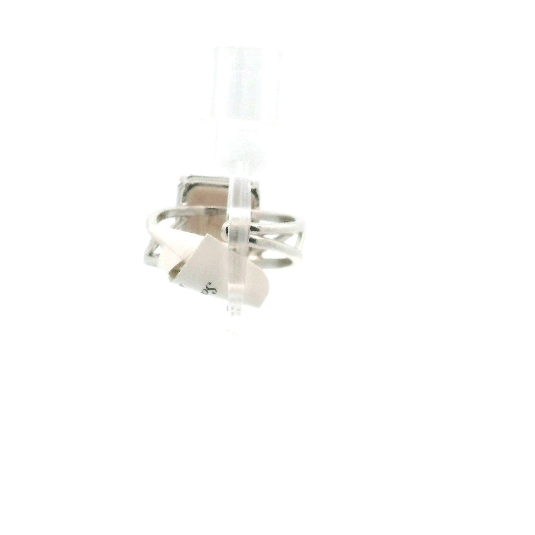 Scaredy Cat Finger Cuff Adjustable Ring .925 Silver for Connecting with Spirit