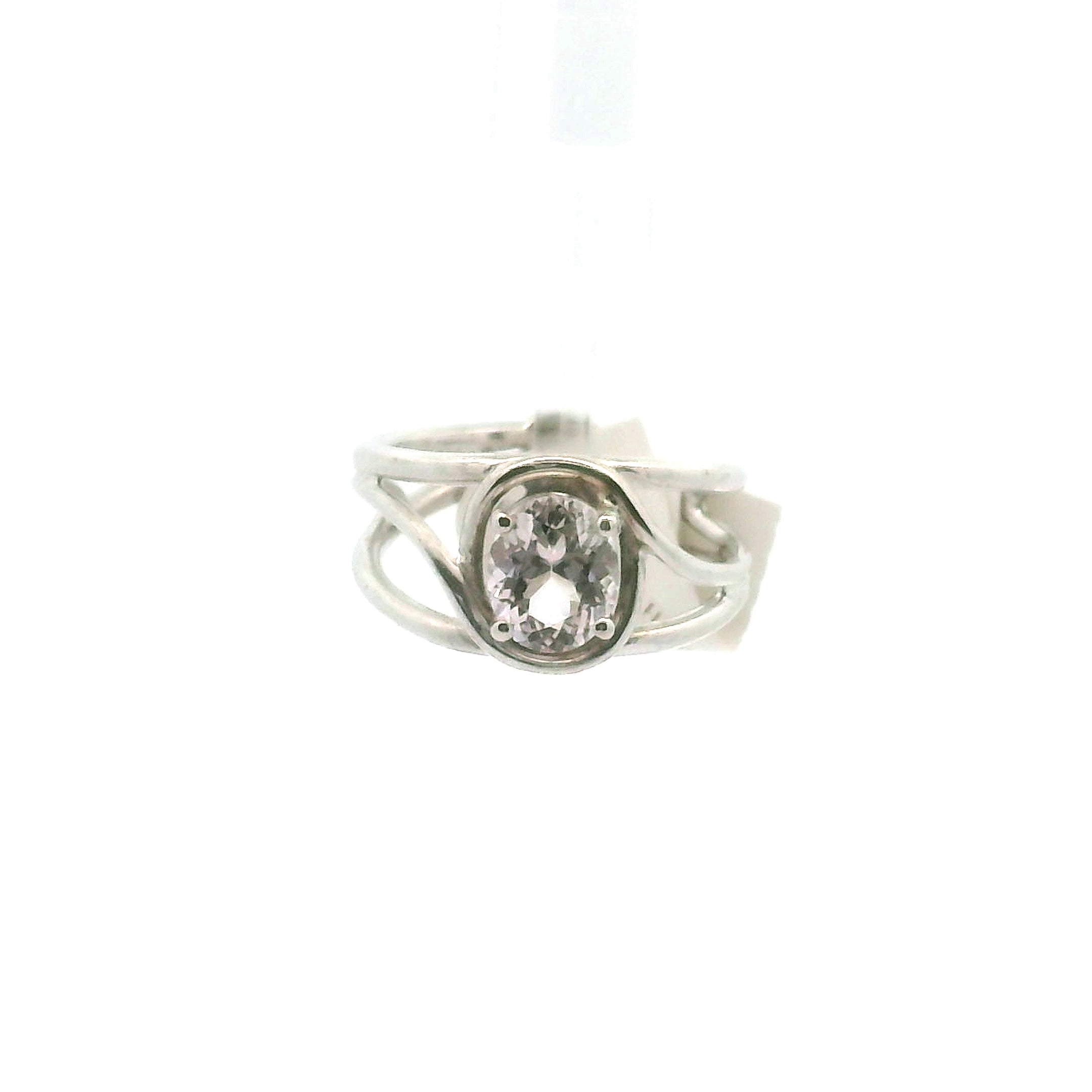 Magical Tourmaline Midi Cuff Ring .925 Silver for Positive Energy