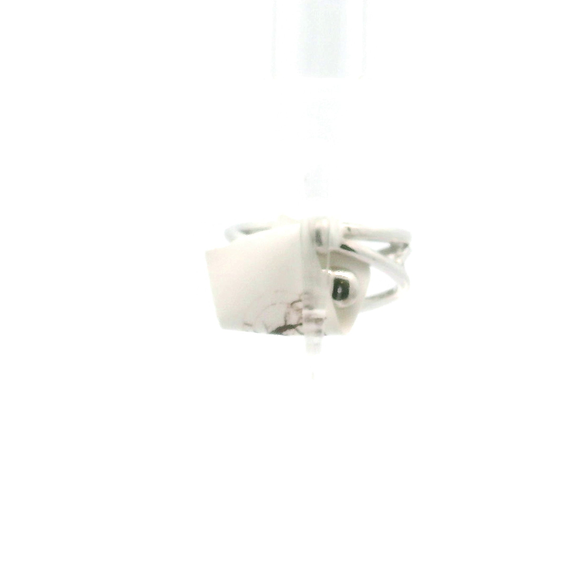 Magical Tourmaline Midi Cuff Ring .925 Silver for Positive Energy