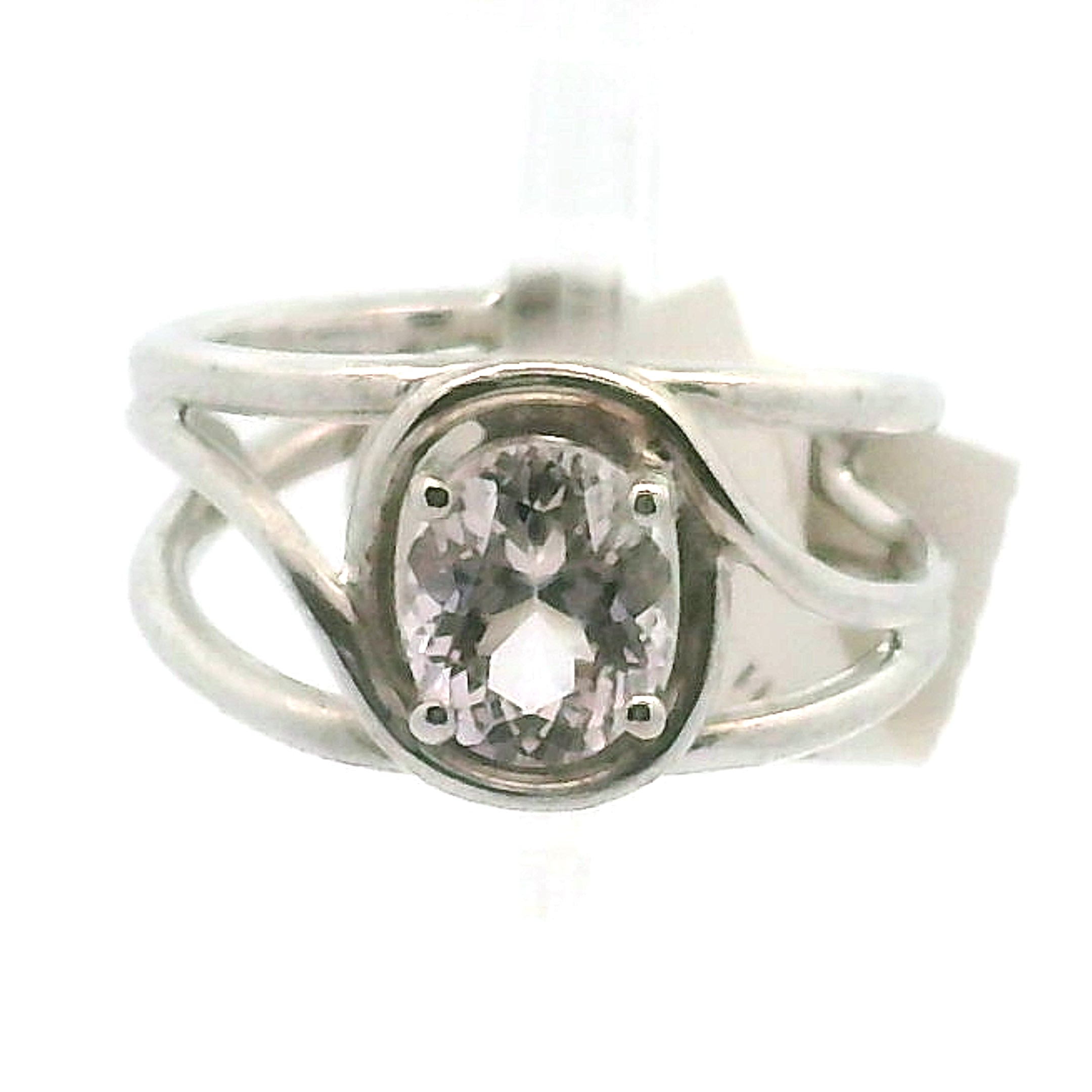 Magical Tourmaline Midi Cuff Ring .925 Silver for Positive Energy