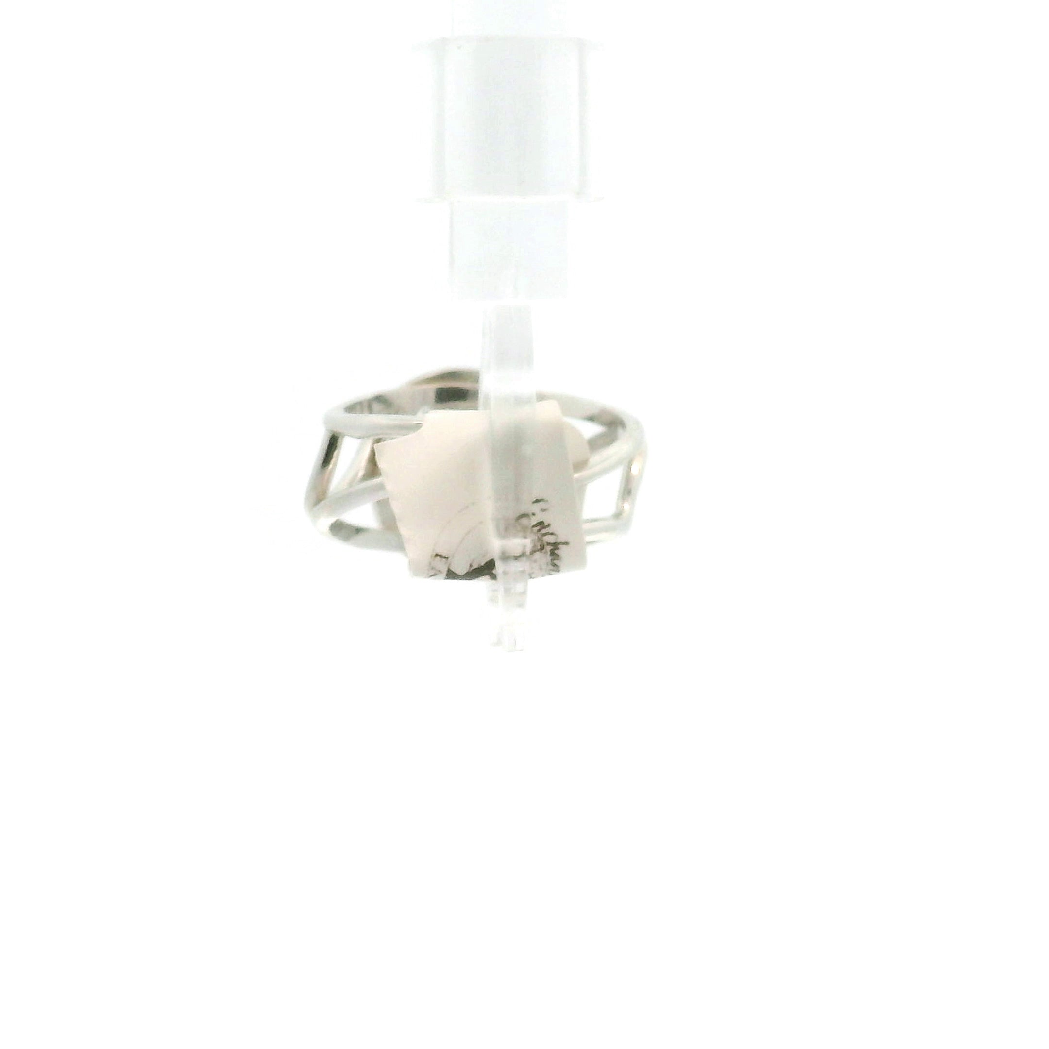 Nigeria Magical Tourmaline Cuff Ring .925 Silver for Positive Transformation