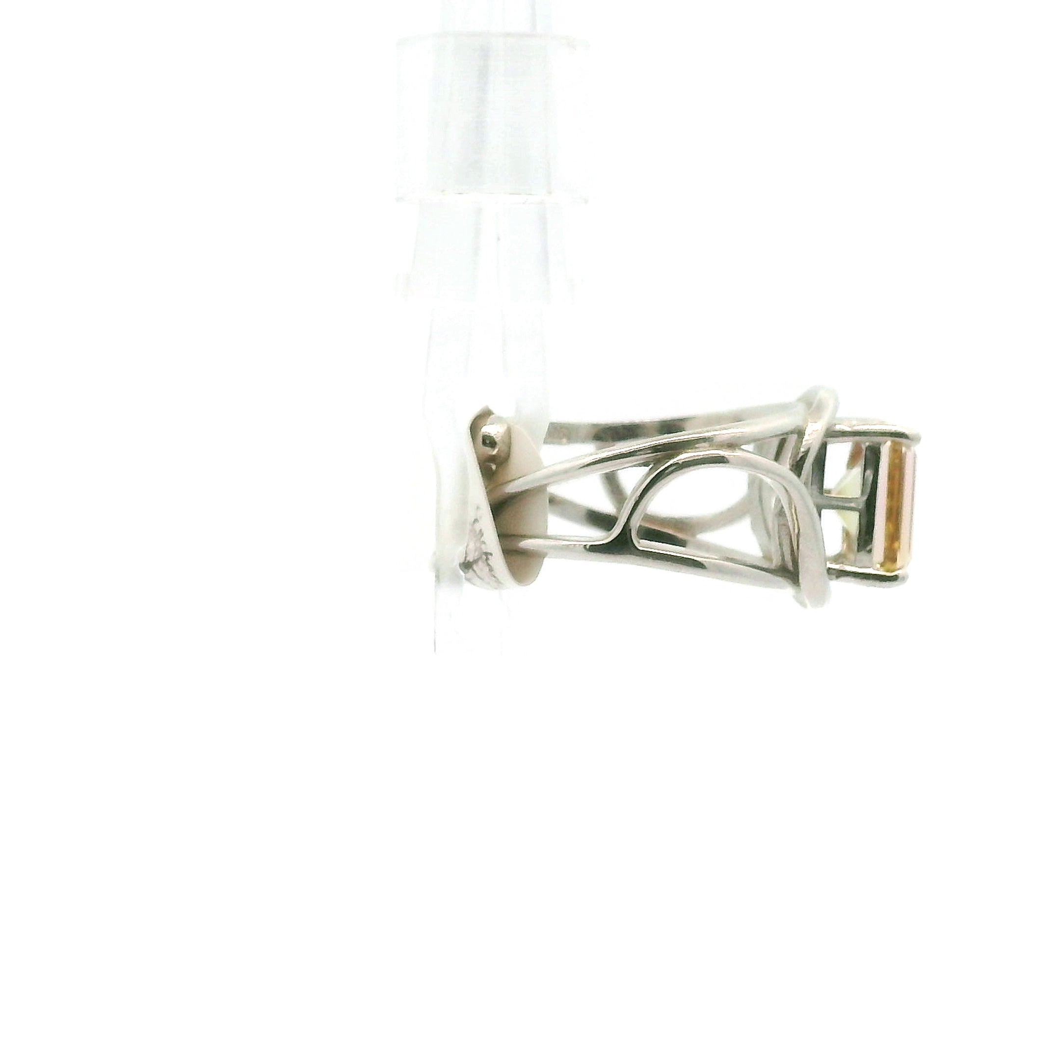 Nigeria Magical Tourmaline Cuff Ring .925 Silver for Positive Transformation
