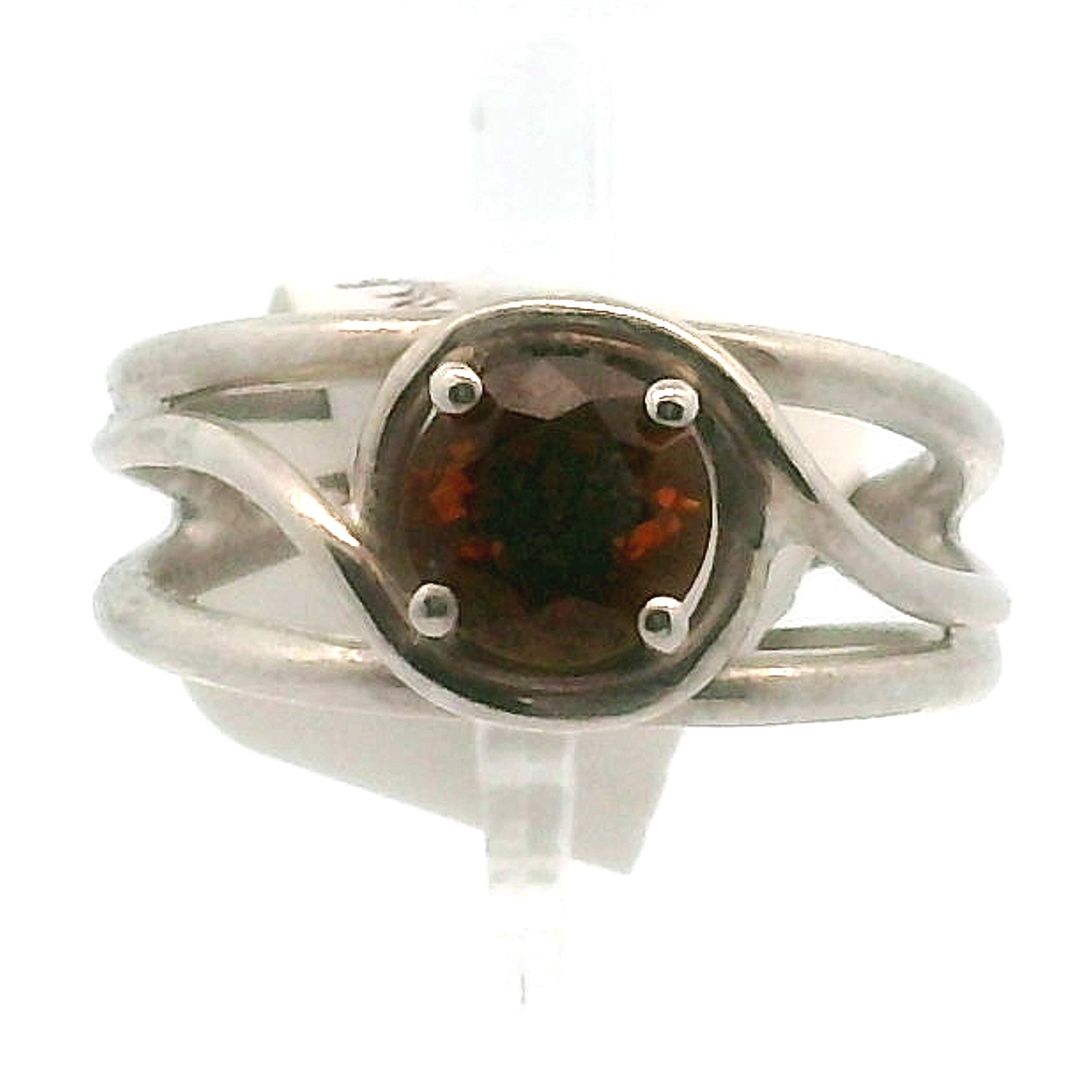 Tanzania Tourmaline Midi Cuff Ring .925 Silver for Positive Energy