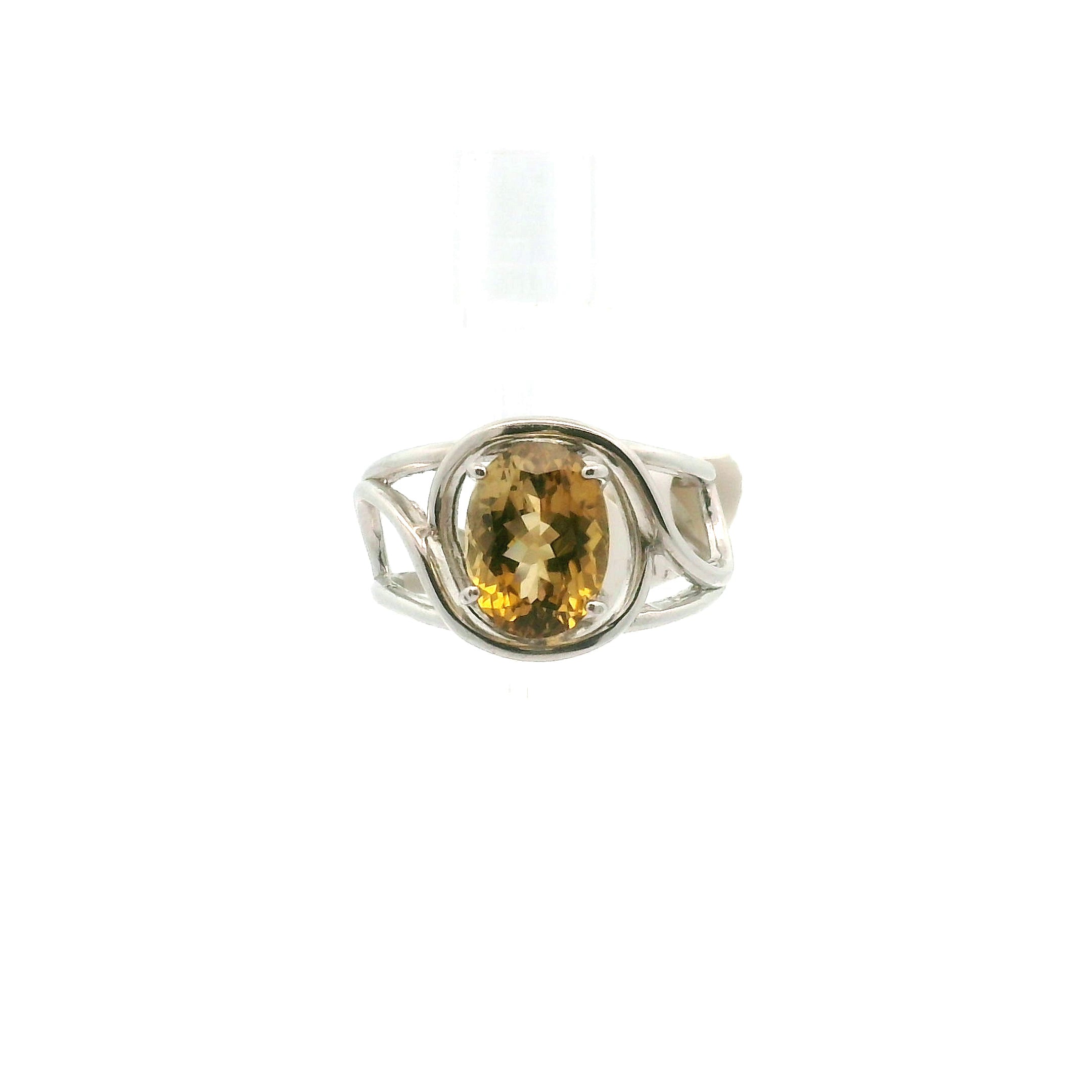 Tanzania Dravite Cuff Ring .925 Silver for Prosperity and Abundance