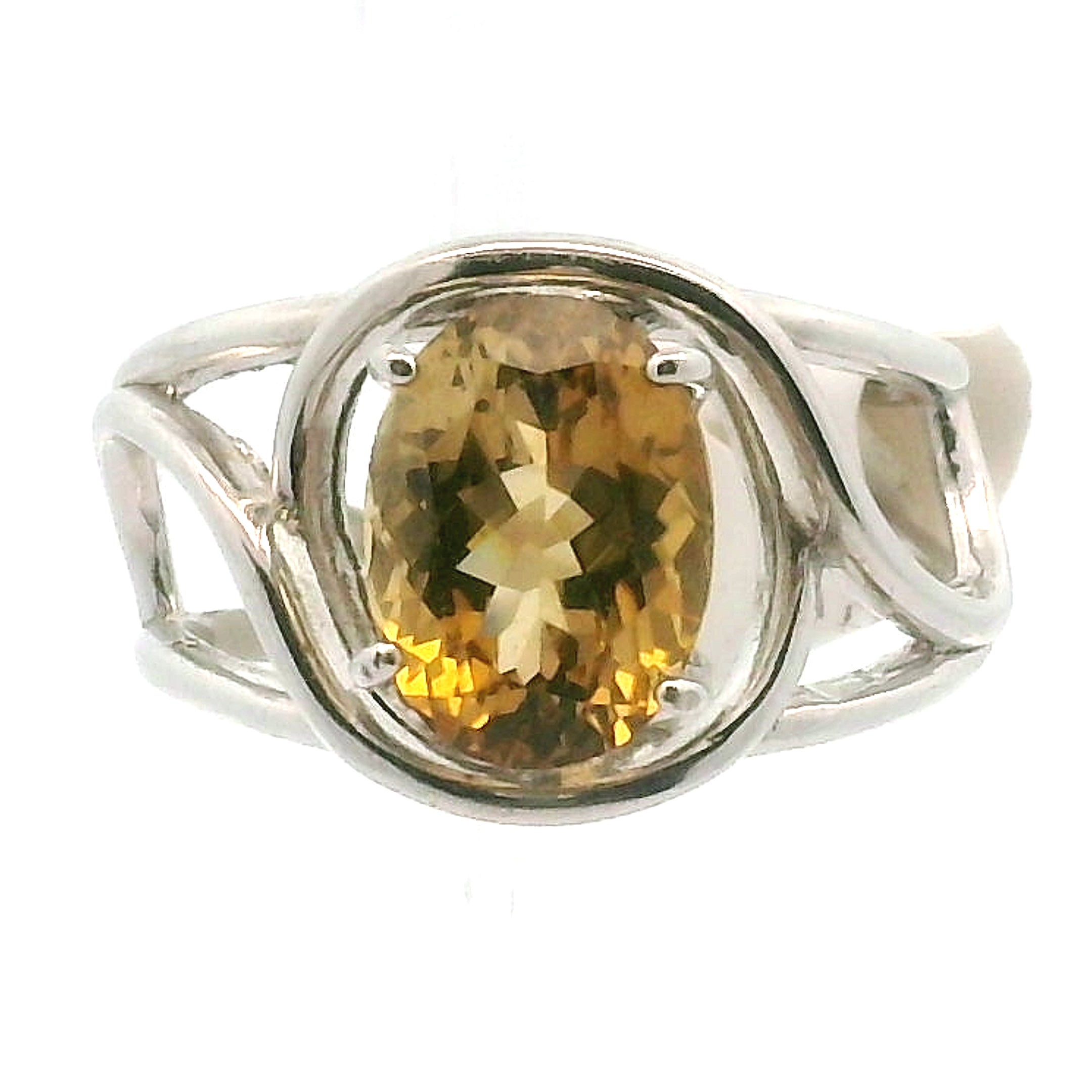 Tanzania Dravite Cuff Ring .925 Silver for Prosperity and Abundance