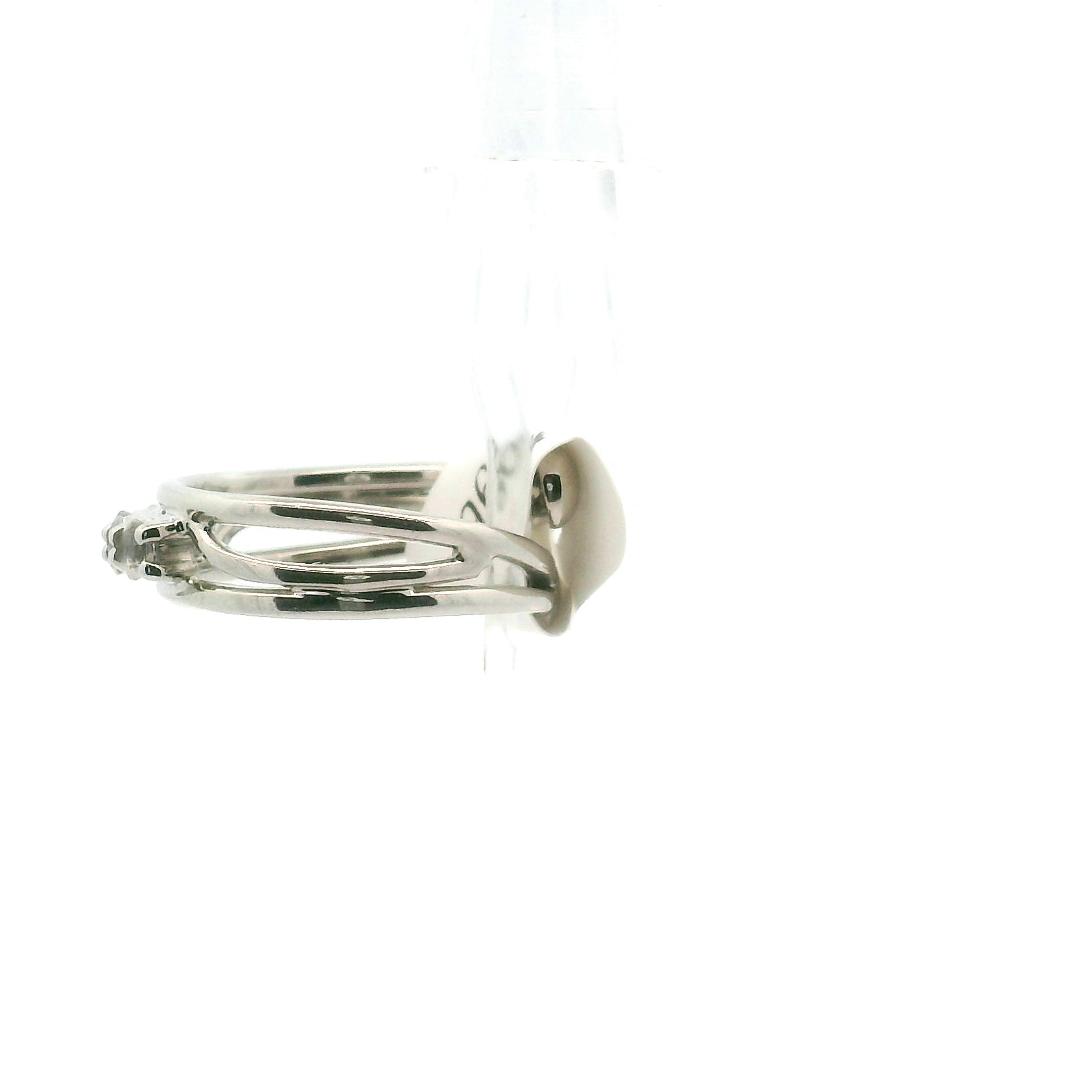 Phenakite Stacker Cuff Ring .925 Silver for Manifestations, Meditation & Mental Strength