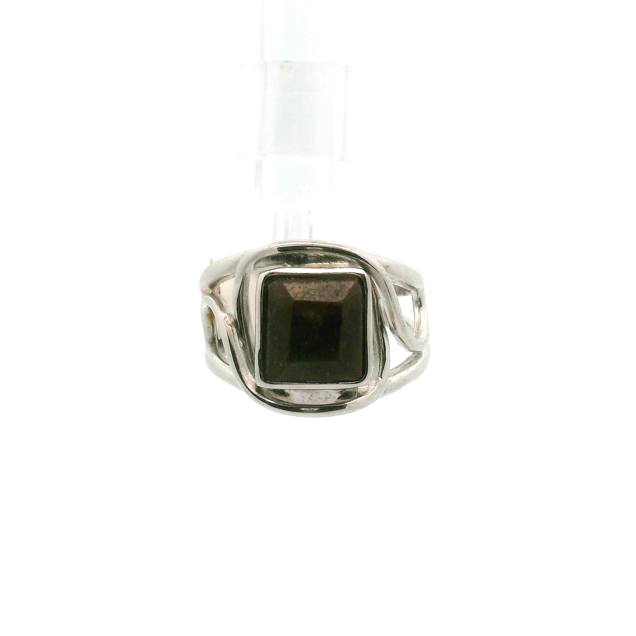 Gold Sapphire Midi Cuff Ring .925 Sterling Silver for Dream-work and Self-Discipline