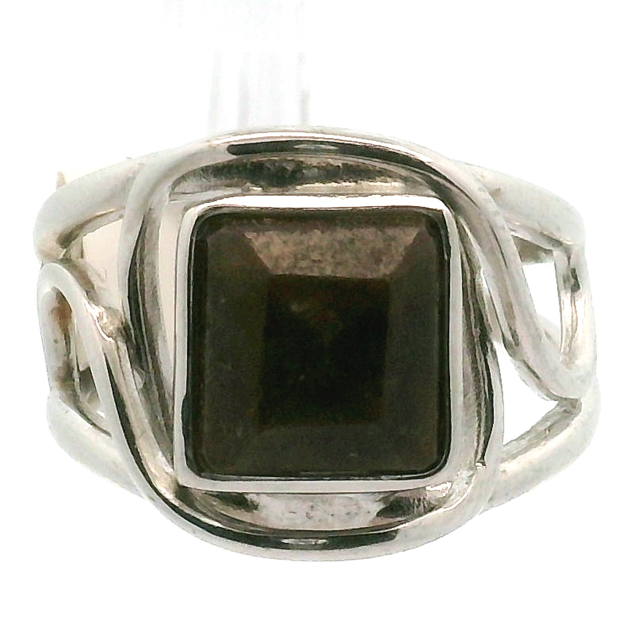 Gold Sapphire Midi Cuff Ring .925 Sterling Silver for Dream-work and Self-Discipline