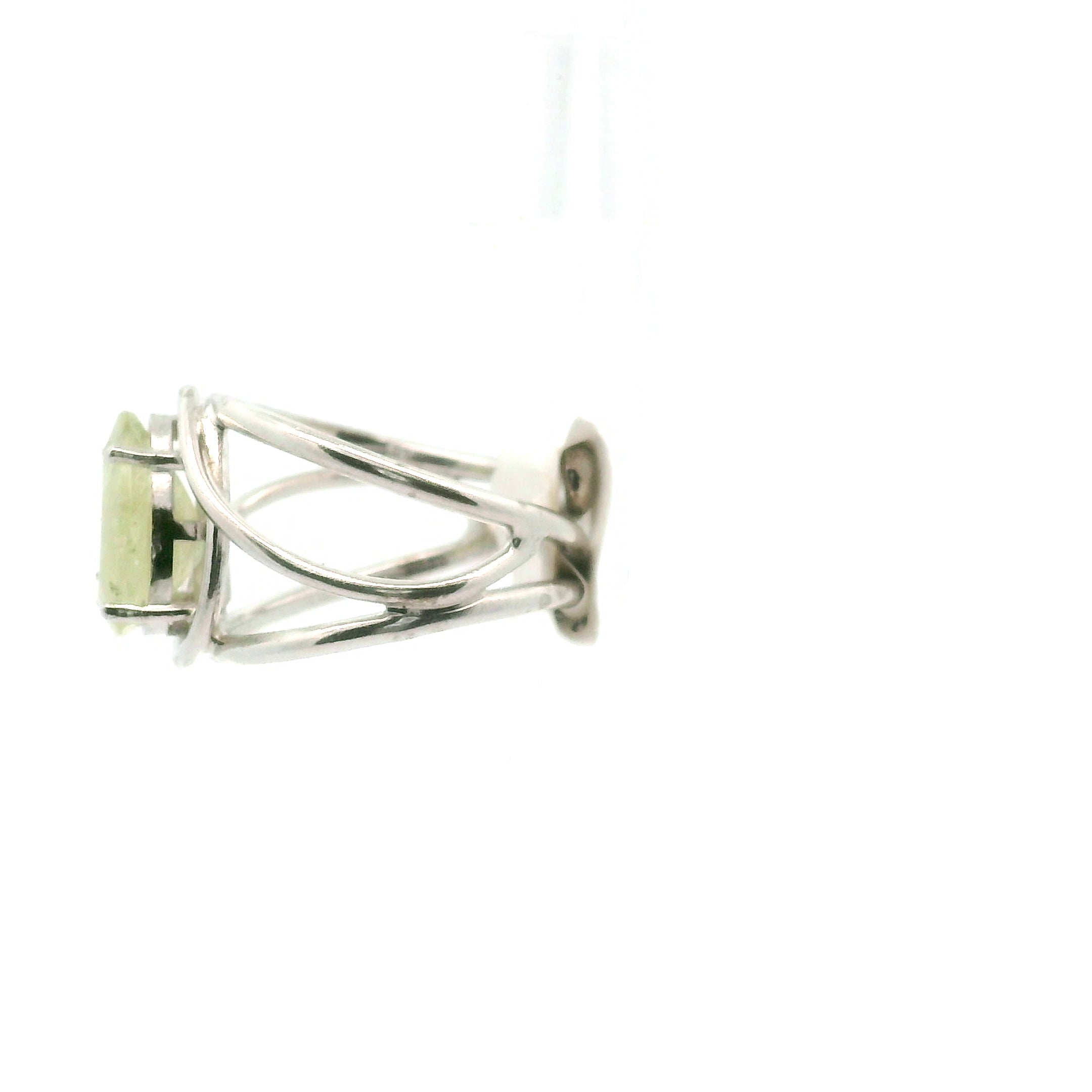 Braziliante Cuff Ring .925 Silver for Focus and Enhancing Joy