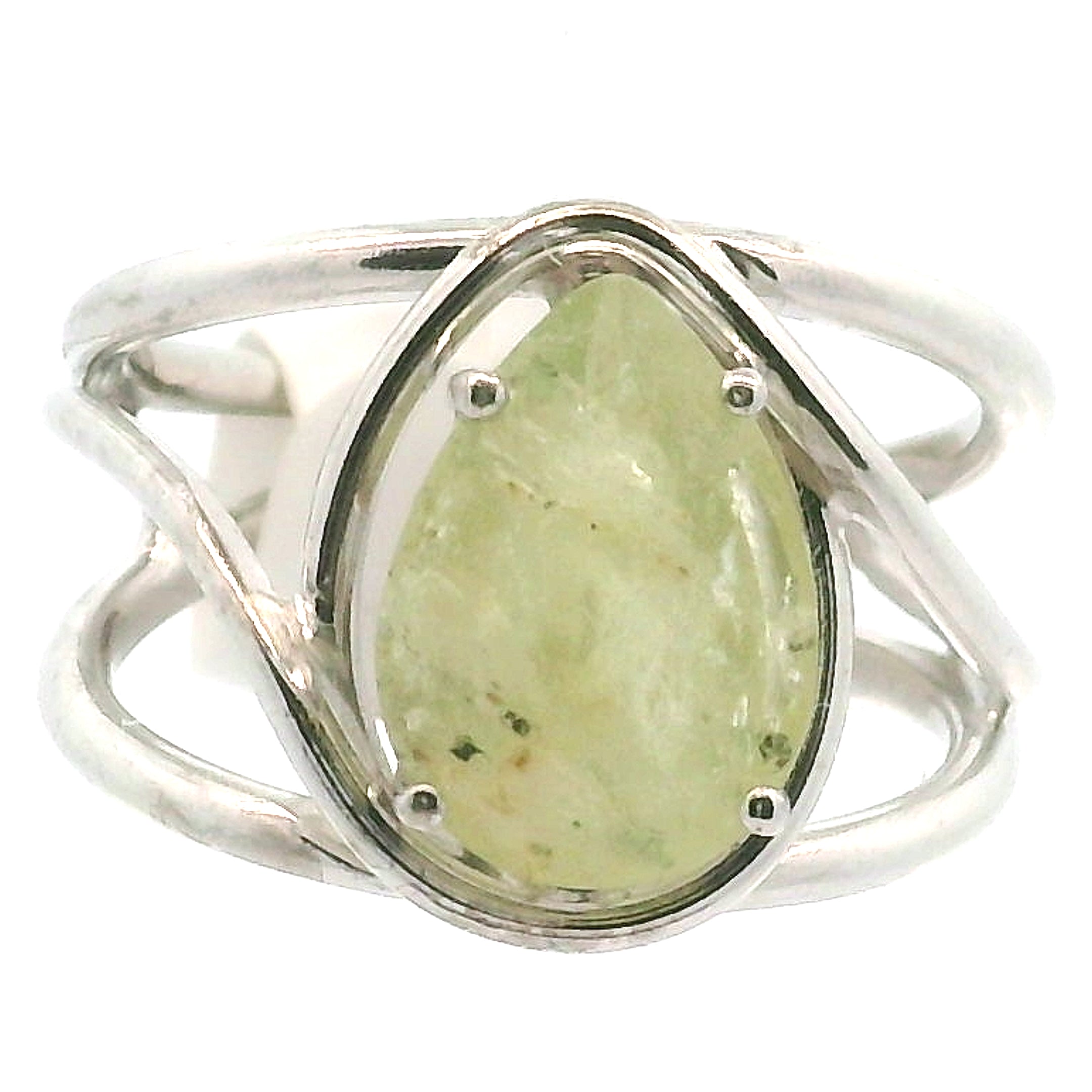 Braziliante Cuff Ring .925 Silver for Focus and Enhancing Joy