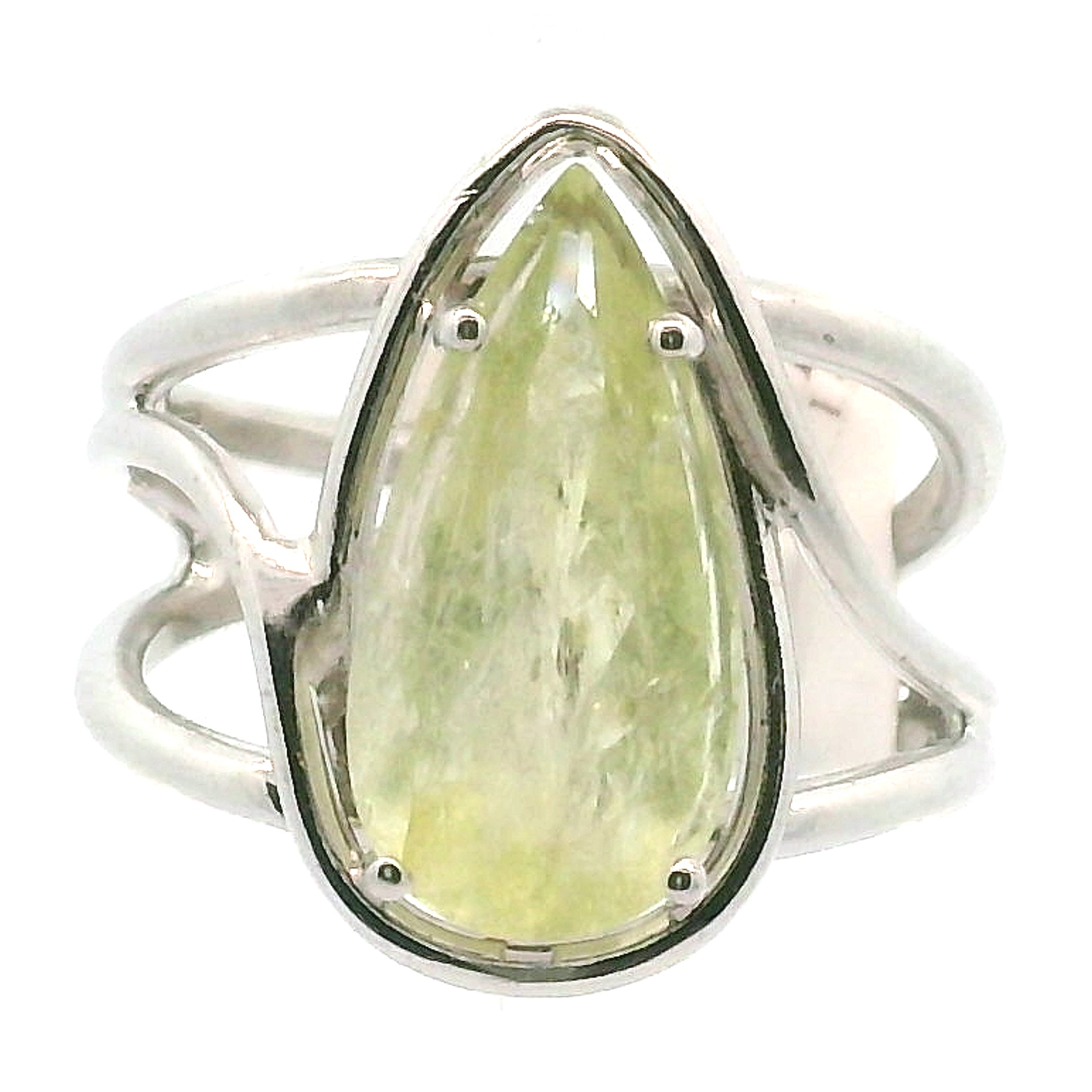 Braziliante Cuff Ring .925 Silver for Focus and Enhancing Joy