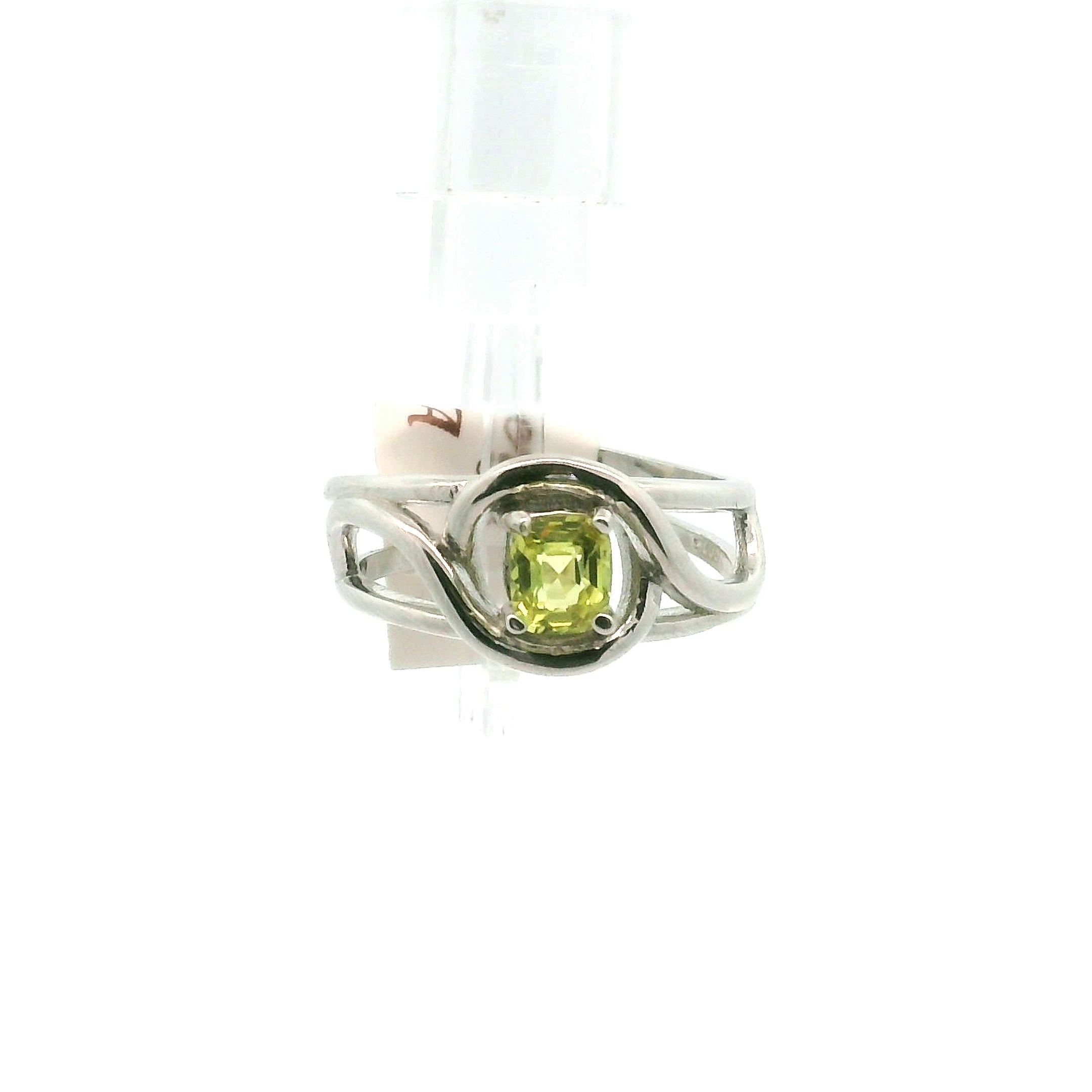 Chrysoberyl Midi Cuff Ring .925 Silver for Protection, Intuition and Abundance