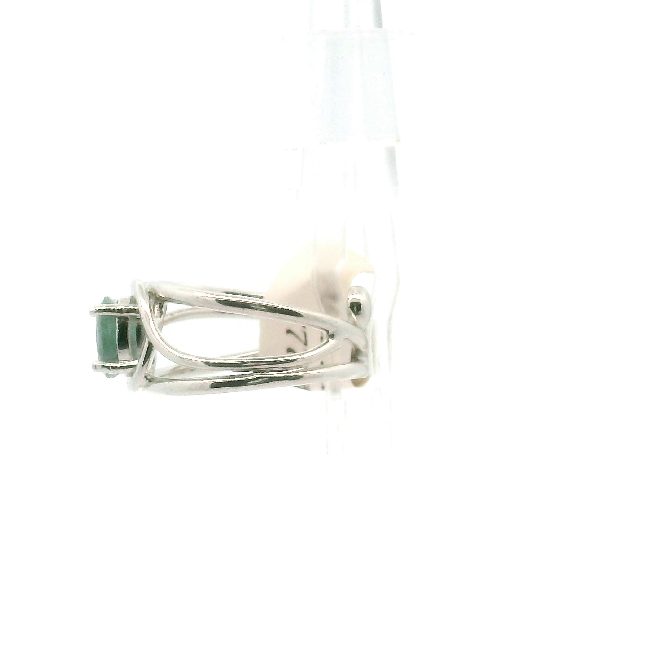 Alexandrite Midi Cuff Ring .925 Silver For Self Recovery, Hope and Encouragment