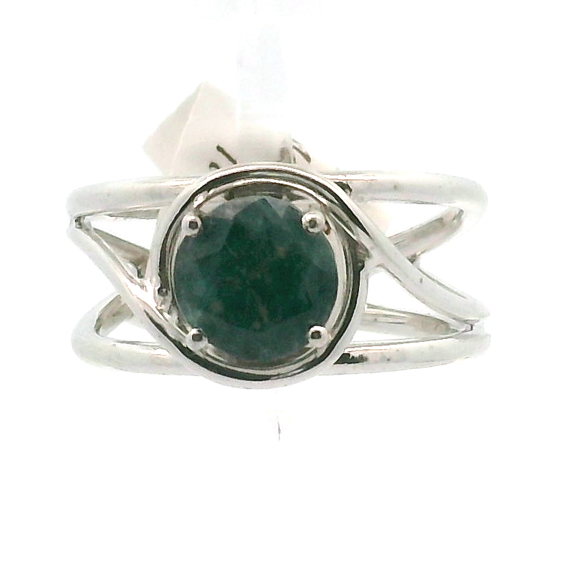Madagascar Sapphirine Midi Cuff Ring .925 Silver For Knowledge and Self-Cultivation