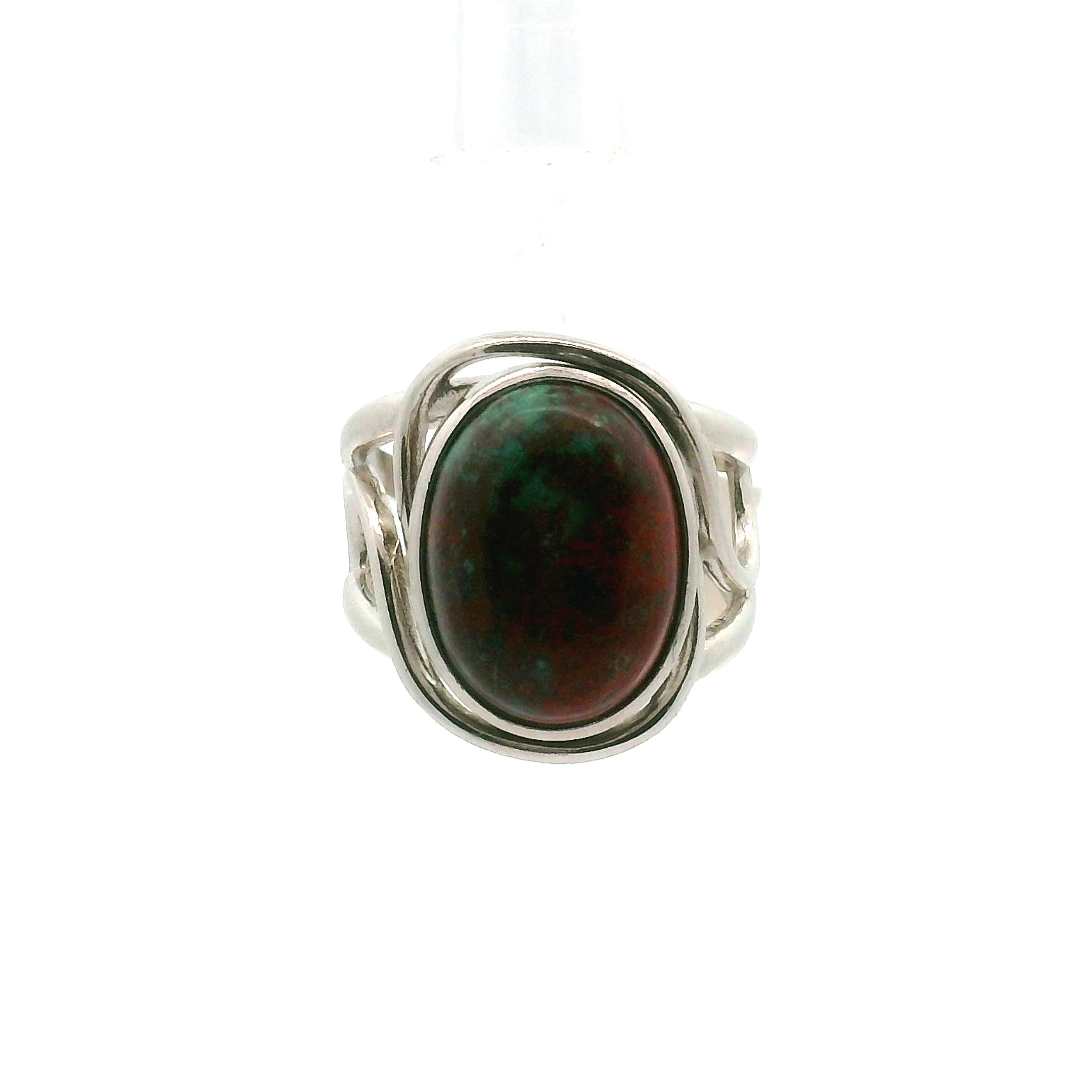 Sonora Sunset Finger Cuff Adjustable Ring .925 Silver for Alchemy, Empowerment and Manifesting