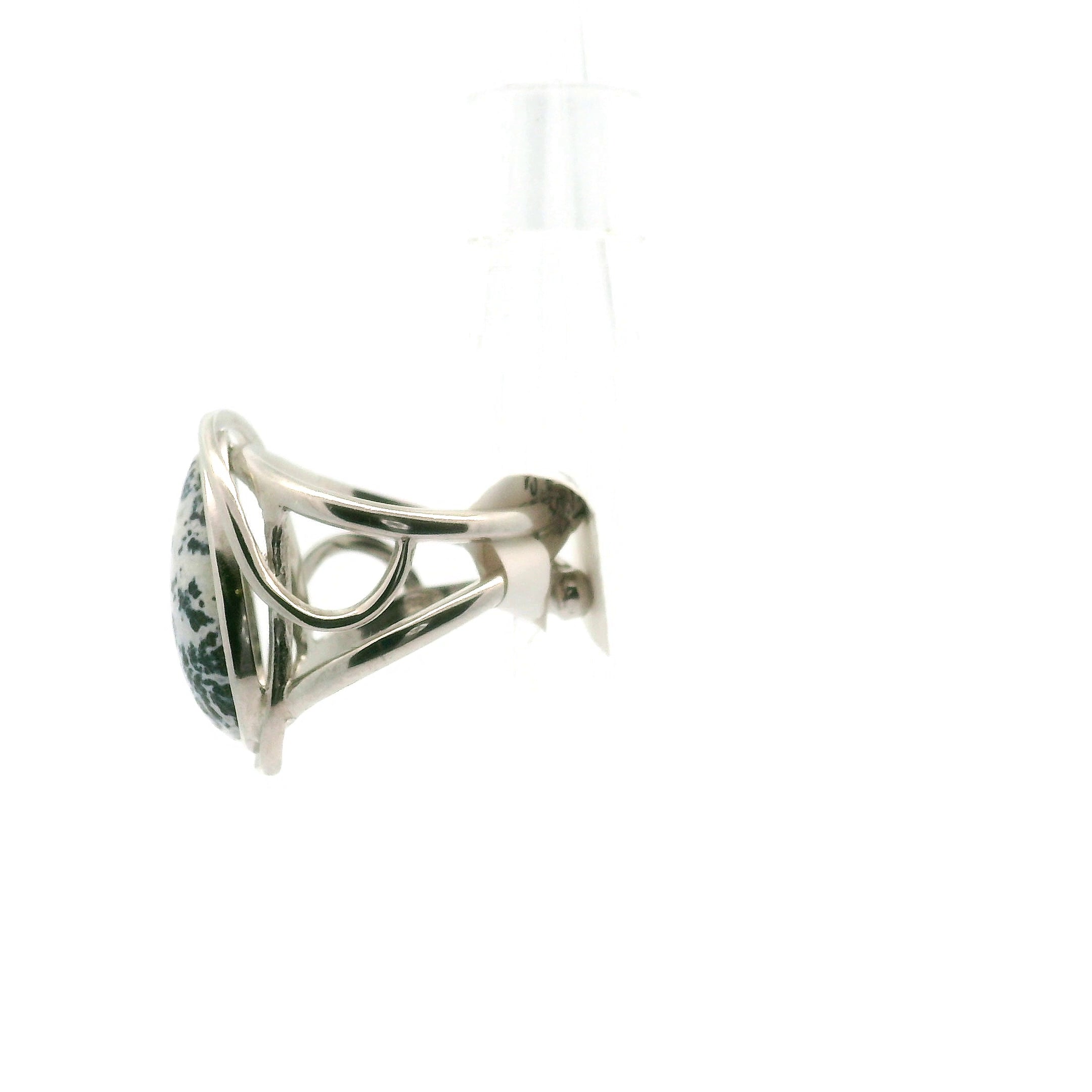 Marcasite Cuff Ring .925 Silver for Cord Cutting and Releasing Unhealthy Attachments