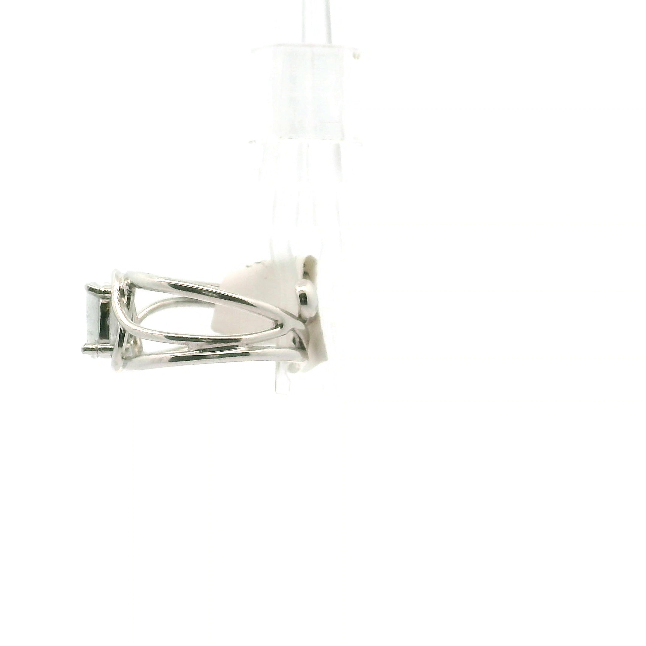 Shimmerine Aquamarine Midi Cuff Ring .925 Silver for Allowing Your Truth & Individuality to Shine