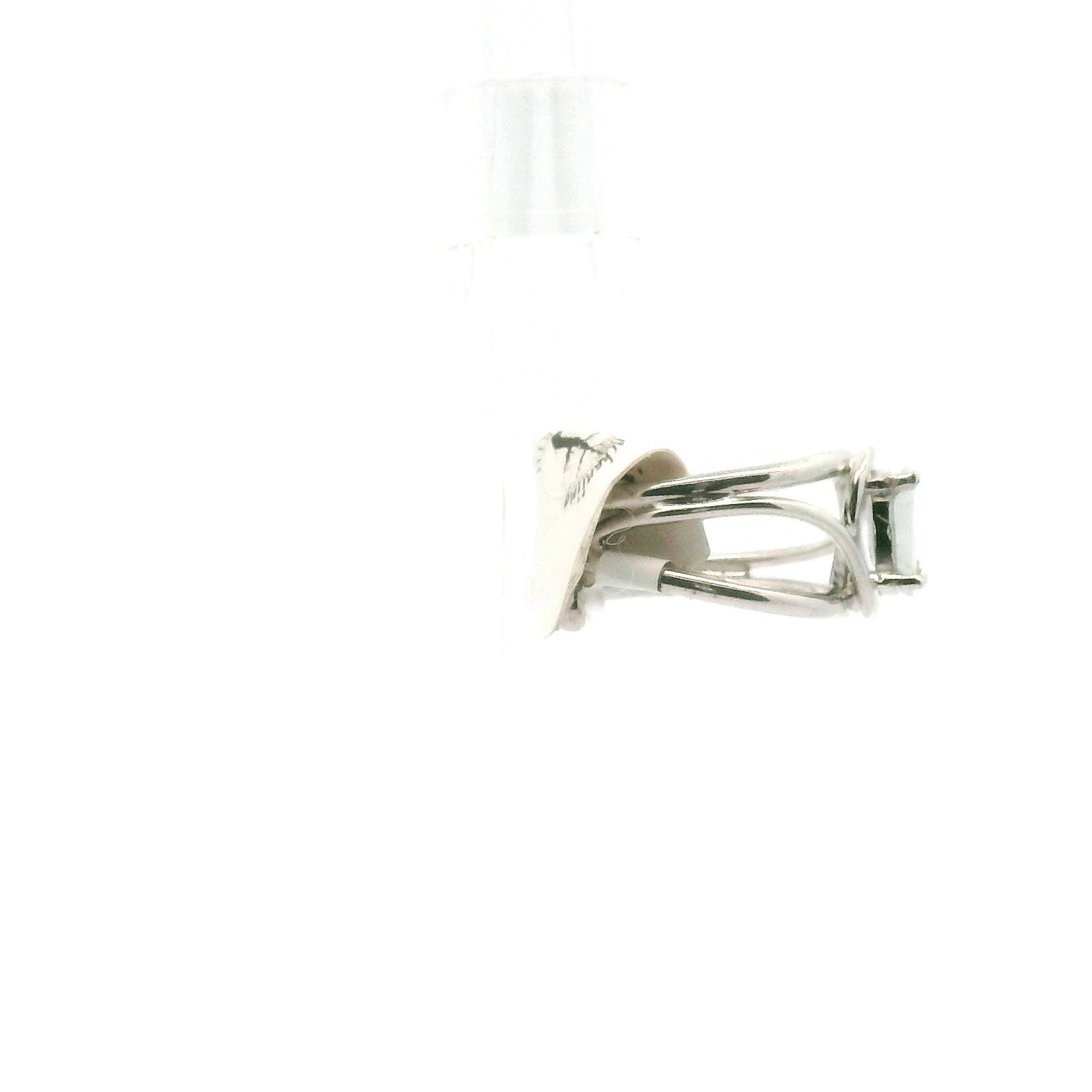 Shimmerine Aquamarine Midi Cuff Ring .925 Silver for Allowing Your Truth & Individuality to Shine