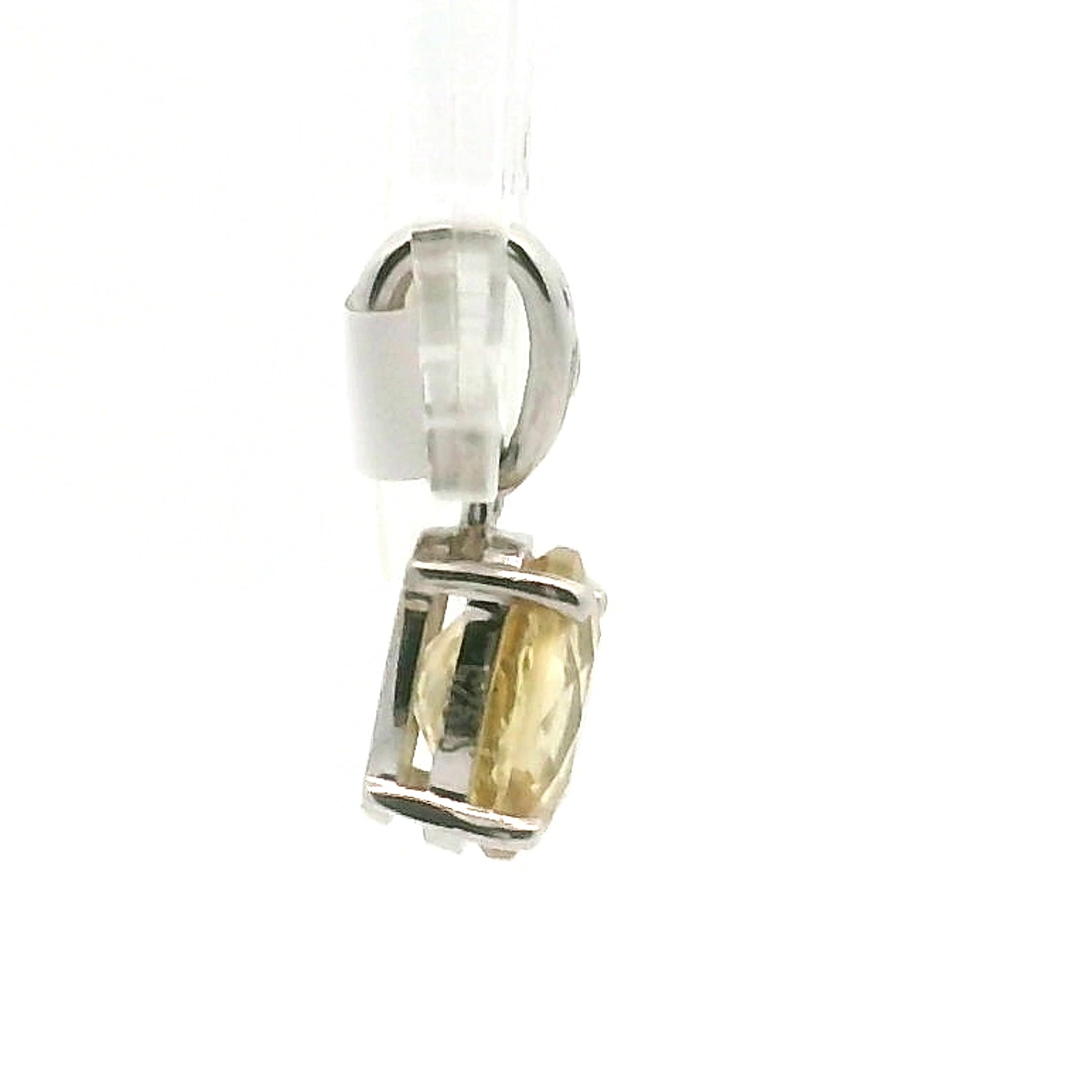 Solar Zircon Pendant .925 Silver for Vitality and Expansion