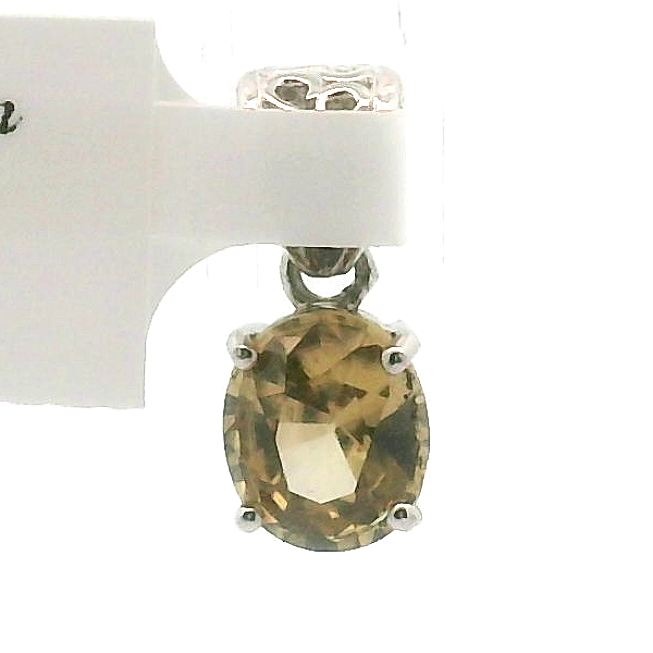 Solar Zircon Pendant .925 Silver for Vitality and Expansion