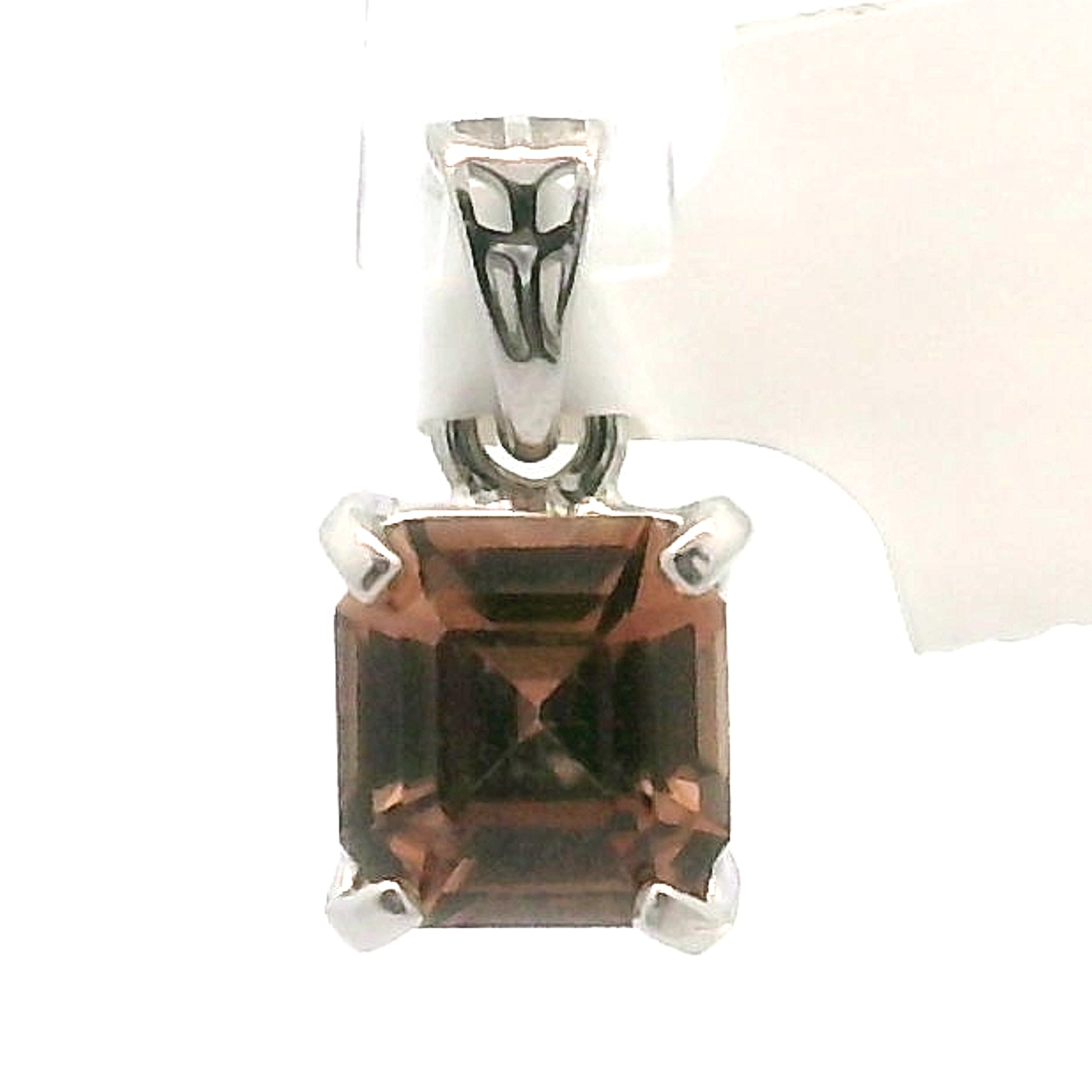 Pink Zircon Pendant .925 Silver for Love and Compassion