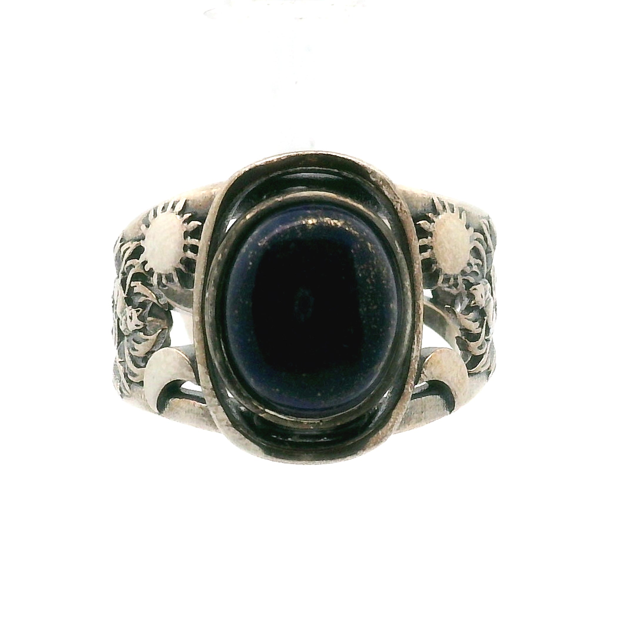 Sun And Moon Ninetails Cuff Ring .925 Silver for Healing, Intention Setting and Manifesting your Desires