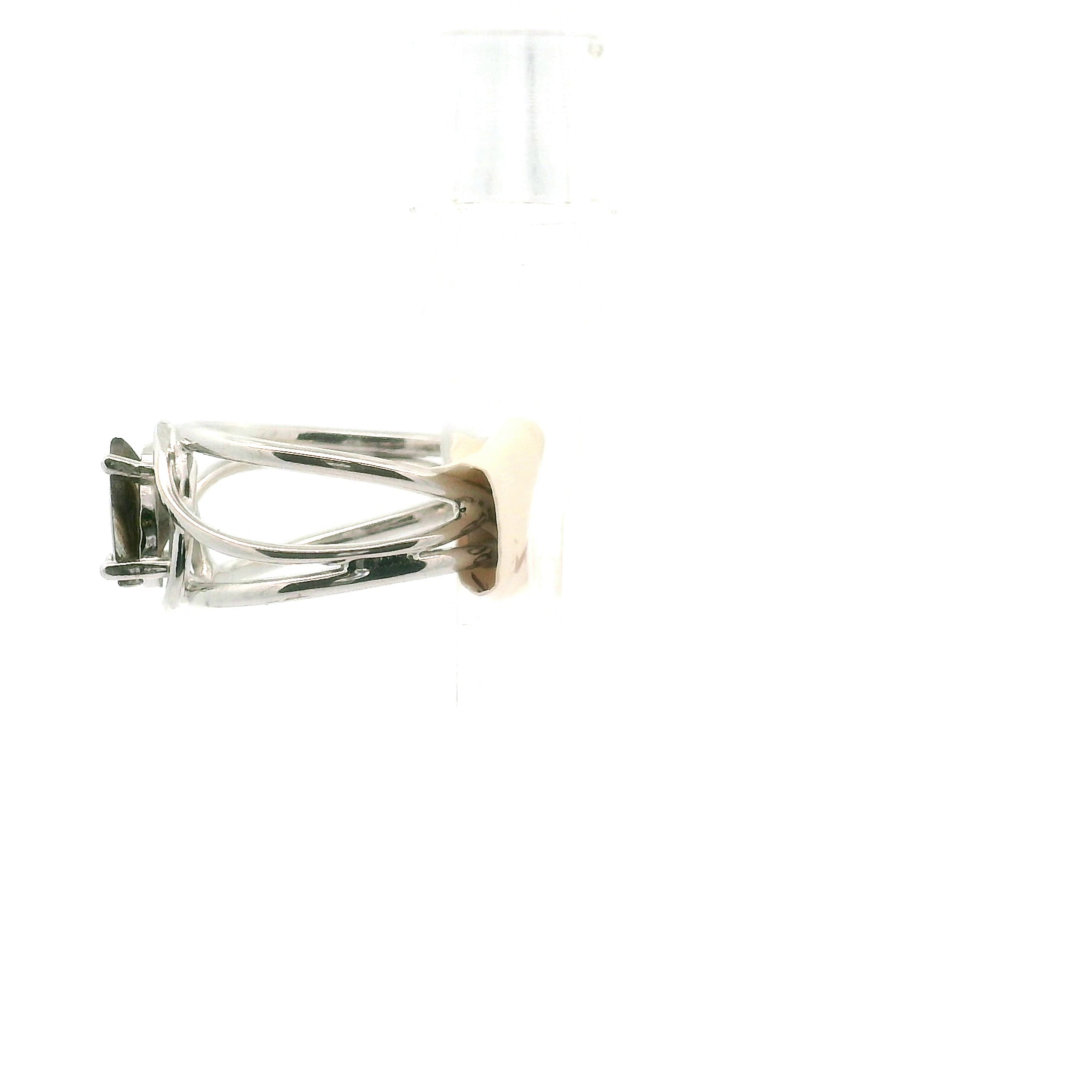 Beryl Copper Midi Cuff Ring .925 Silver for Transformation and Grounding