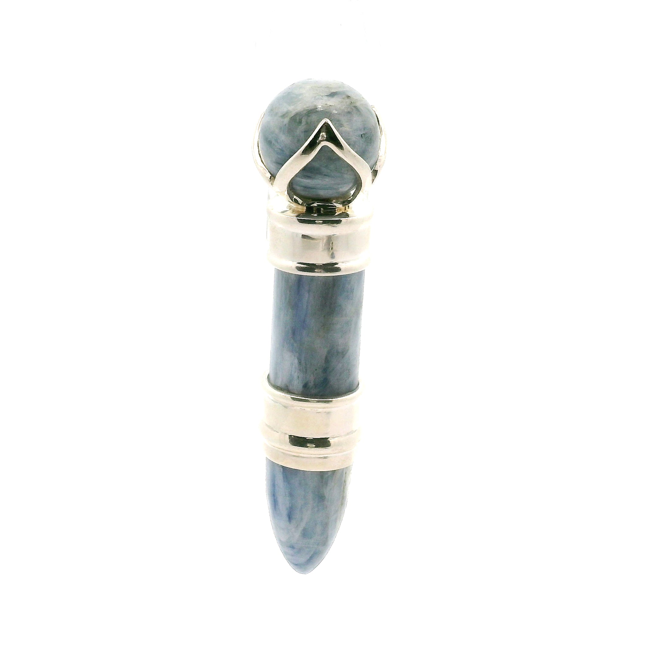 Kyanite Wandlet .925 Silver for Aura Cleansing and Harmonizing