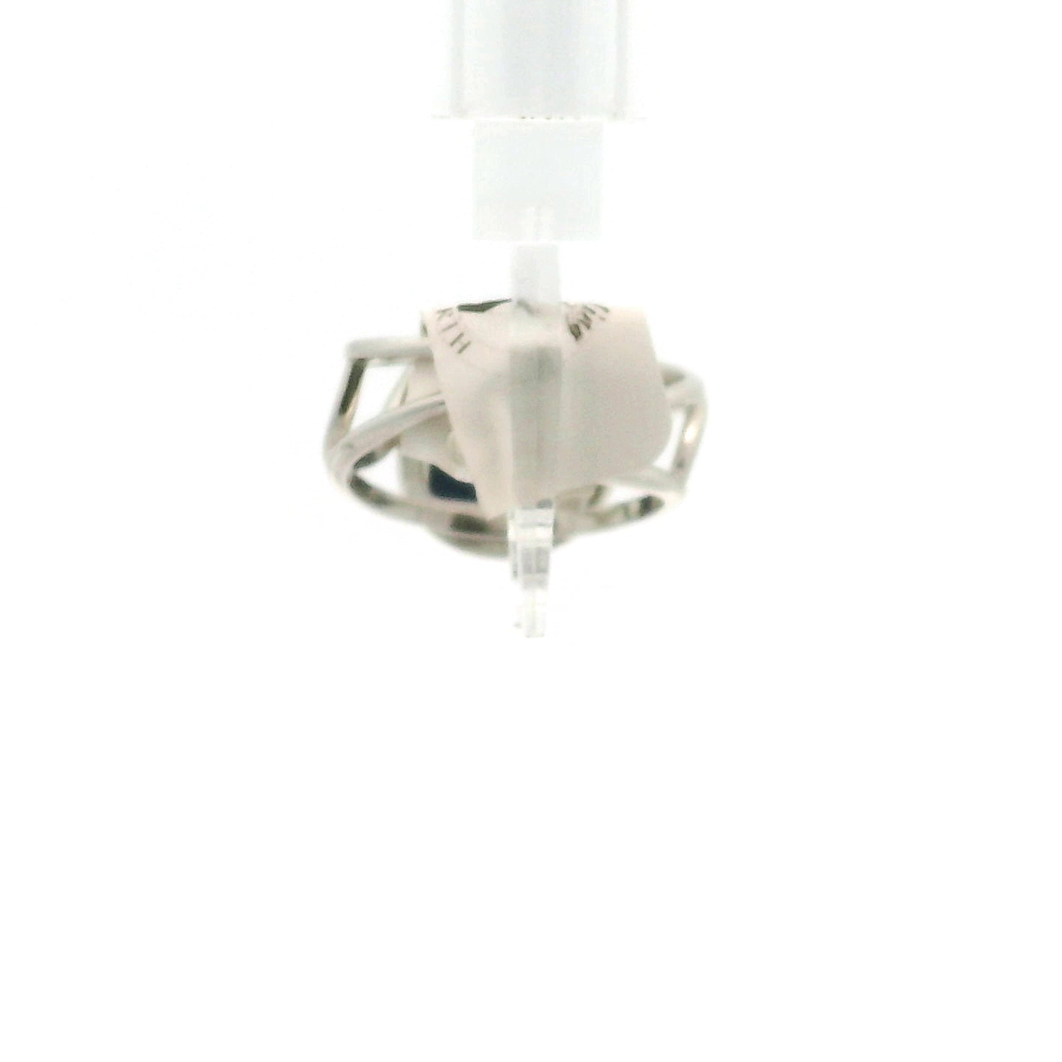 Sugilite Square Midi Cuff Ring .925 Silver for Enhancing Dreamwork and Discovery of Your Path
