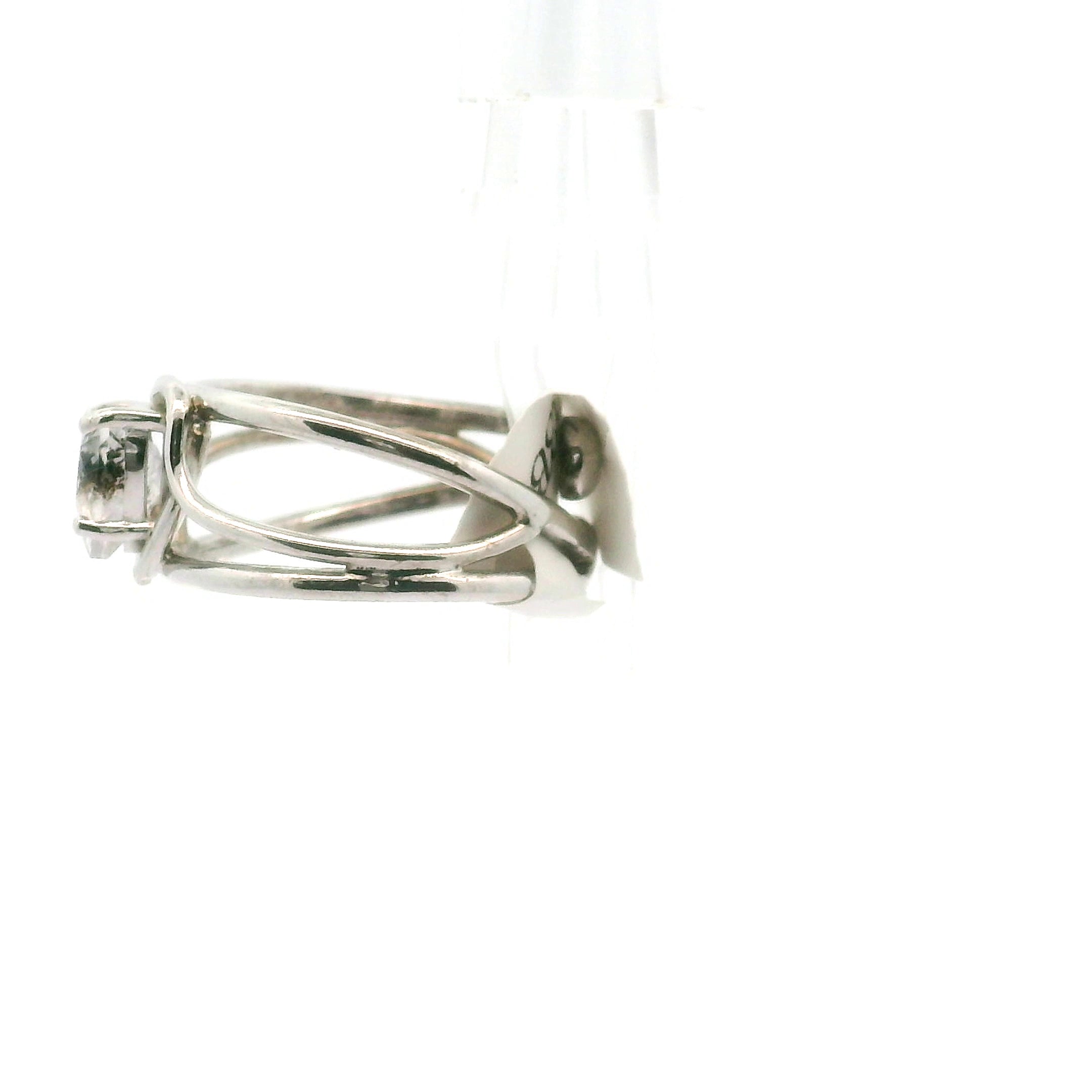 Super 7 Heart Midi Cuff Ring .925 Silver (High Quality) for Awakening your Gifts and Creating your Dream Life