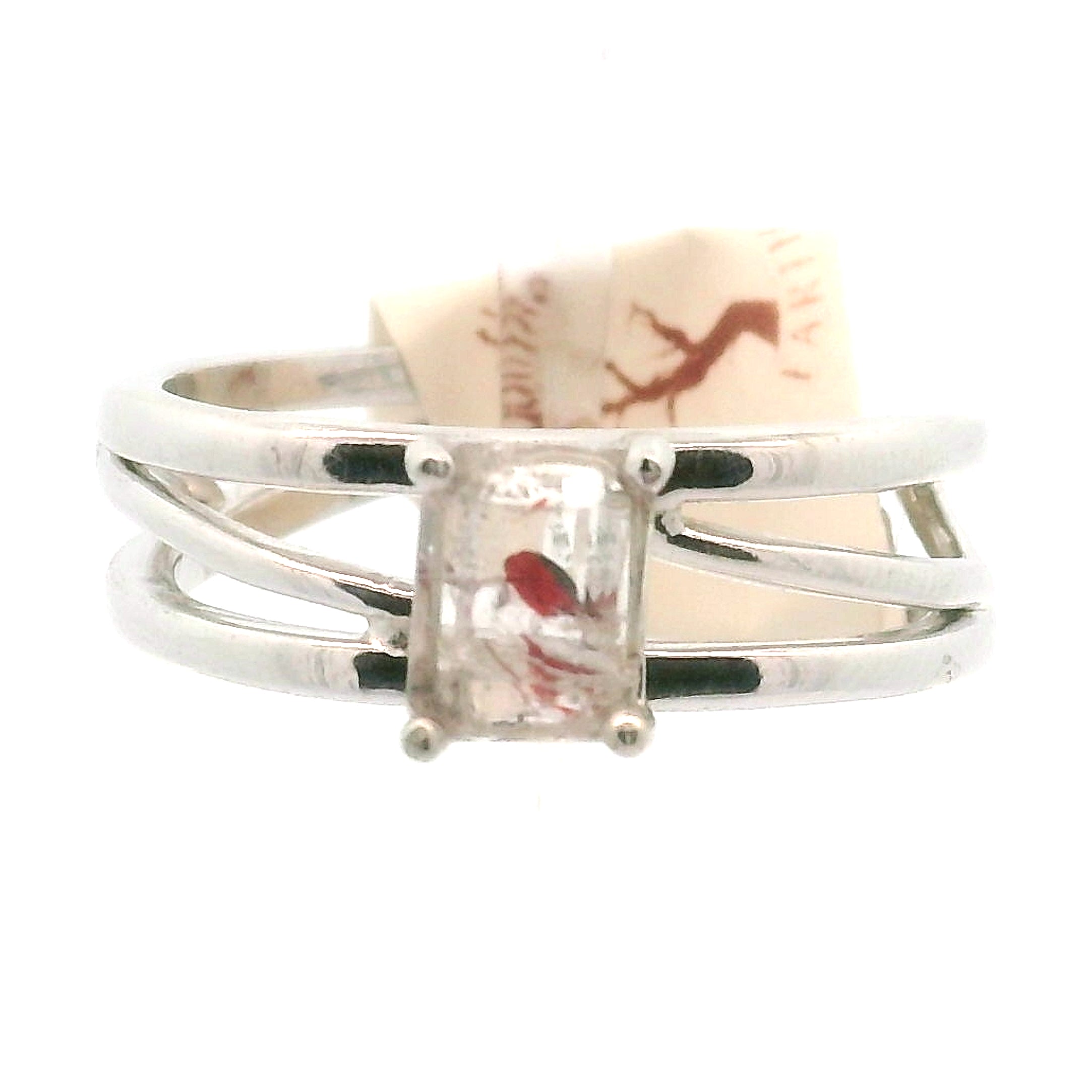 Super 7 Cuff Ring .925 Silver (High Quality) for Awakening your Gifts and Creating your Dream Life