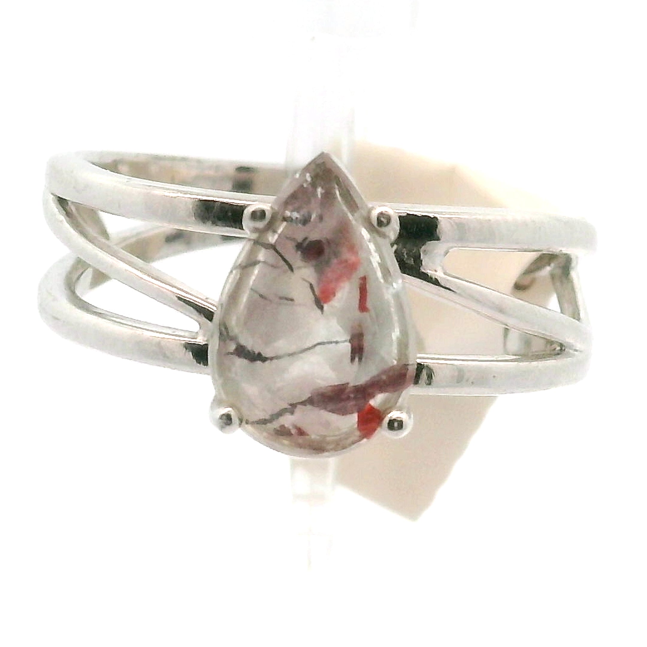 Super 7 Cuff Ring .925 Silver (High Quality) for Awakening your Gifts and Creating your Dream Life